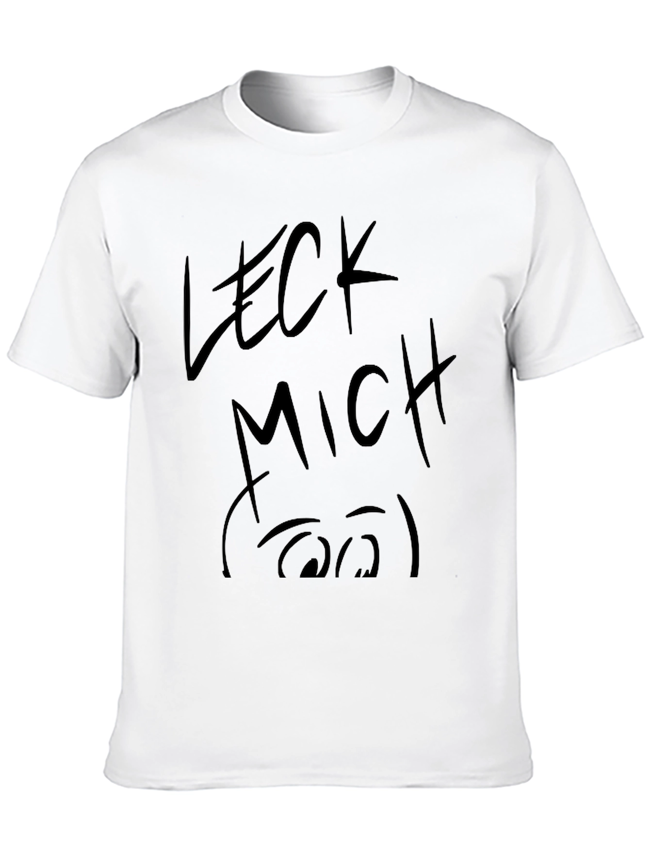 Black Leck Mich Funny Graphic Tee view 10