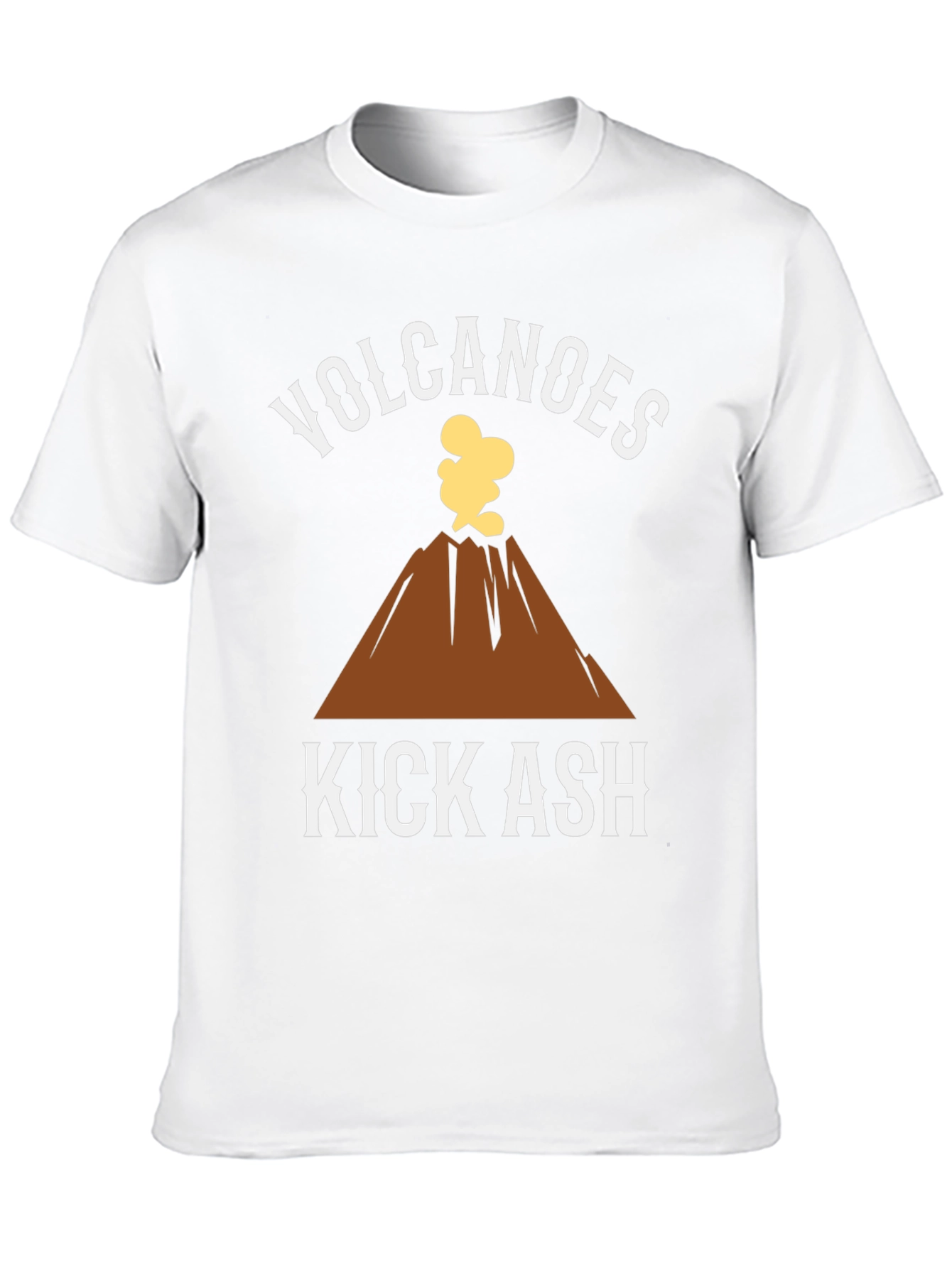 Black Volcanoes Kick Ash Graphic T-Shirt view 10
