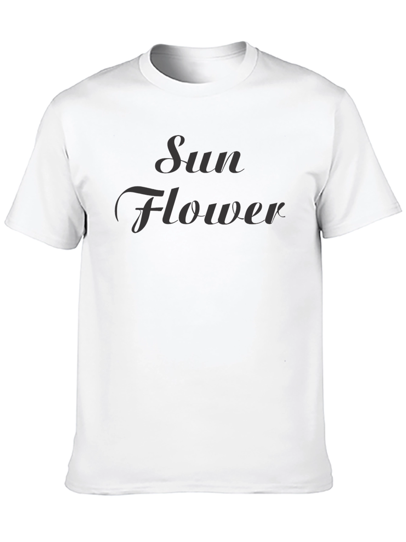Black Sunflower Graphic Print Black T-Shirt view 10