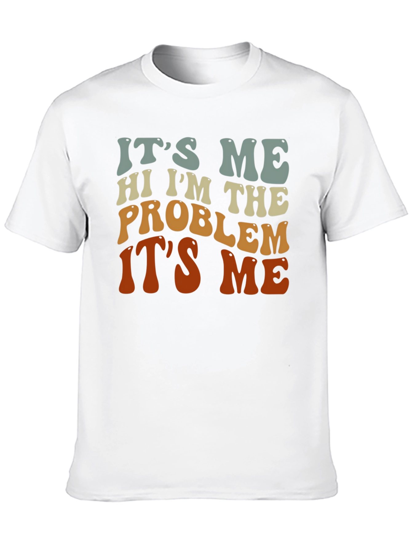 Black It's Me Problem Graphic T-Shirt view 10