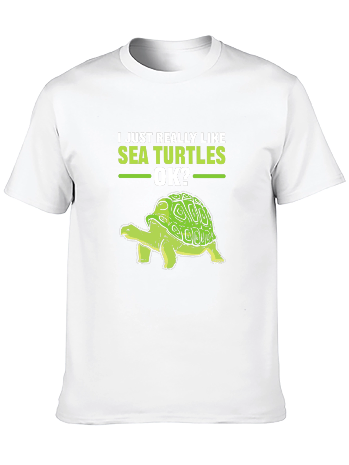 Sea Turtle Lover T-Shirt - Just Really Like Sea Turtles OK? - 10