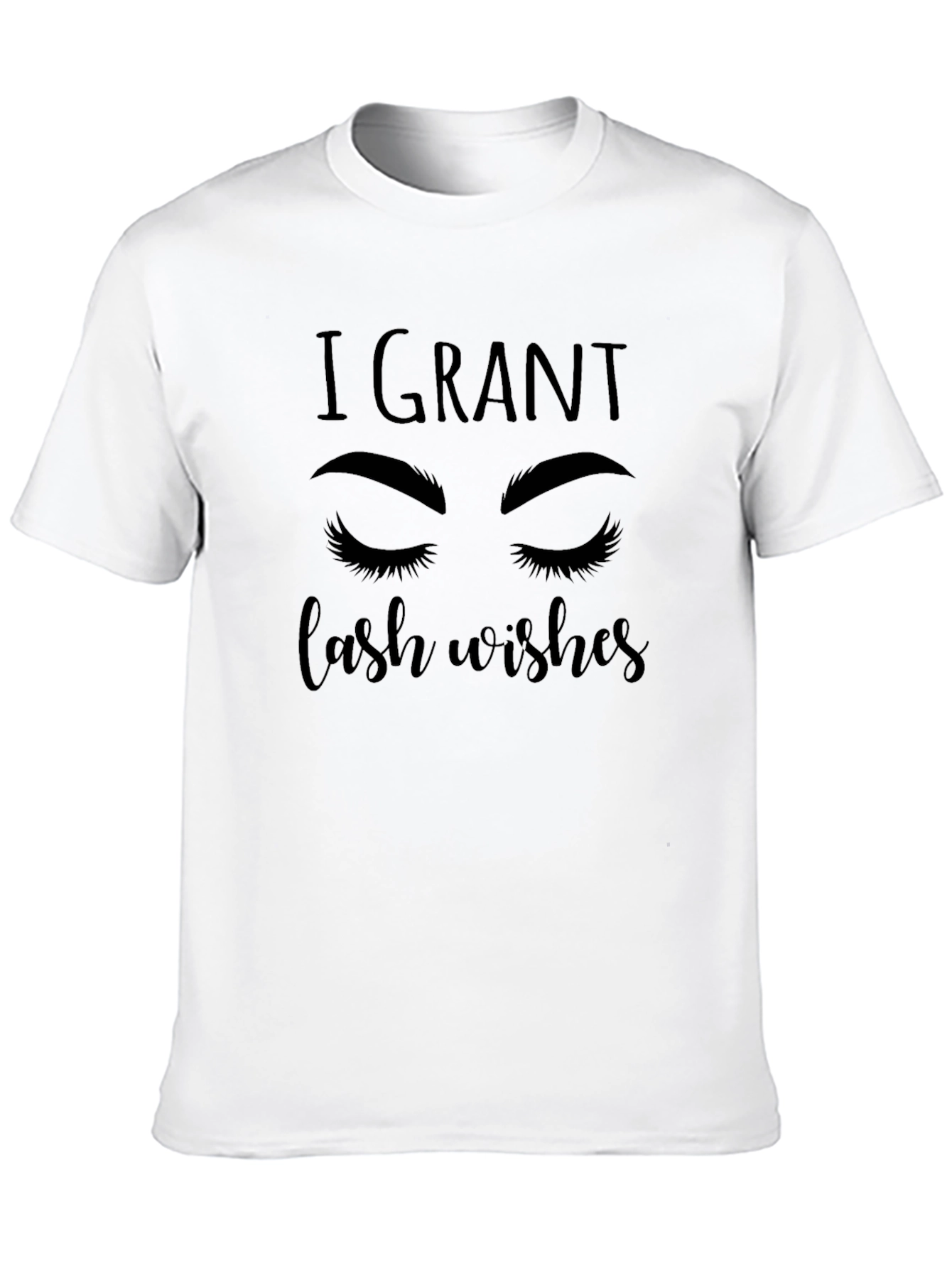 Black I Grant Lash Wishes Graphic Tee view 10