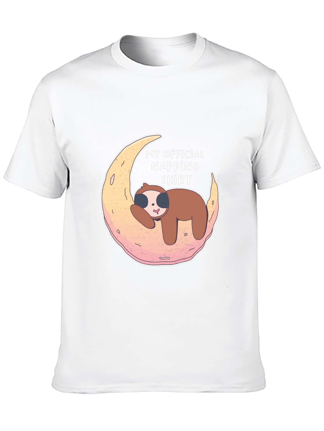 Black Napping Sloth T-Shirt - Official Napping Shirt Tee view 10