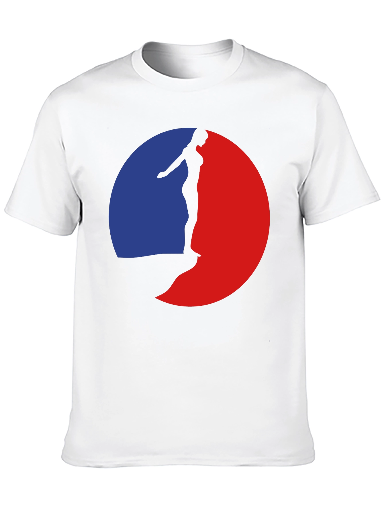 Black Silhouette Diver Graphic T-Shirt view 10