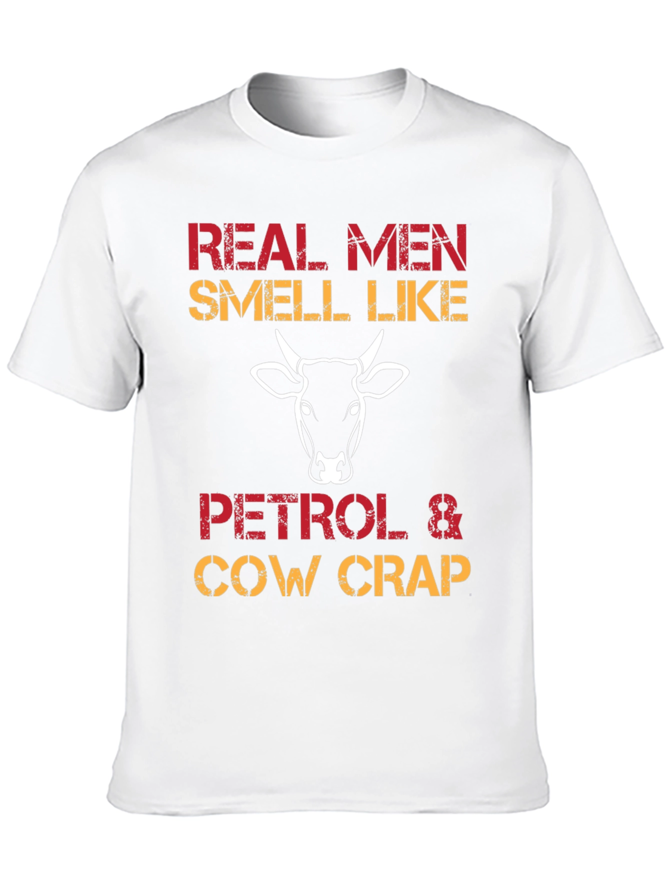 Black Real Men Petrol & Cow Crap Graphic Tee view 10