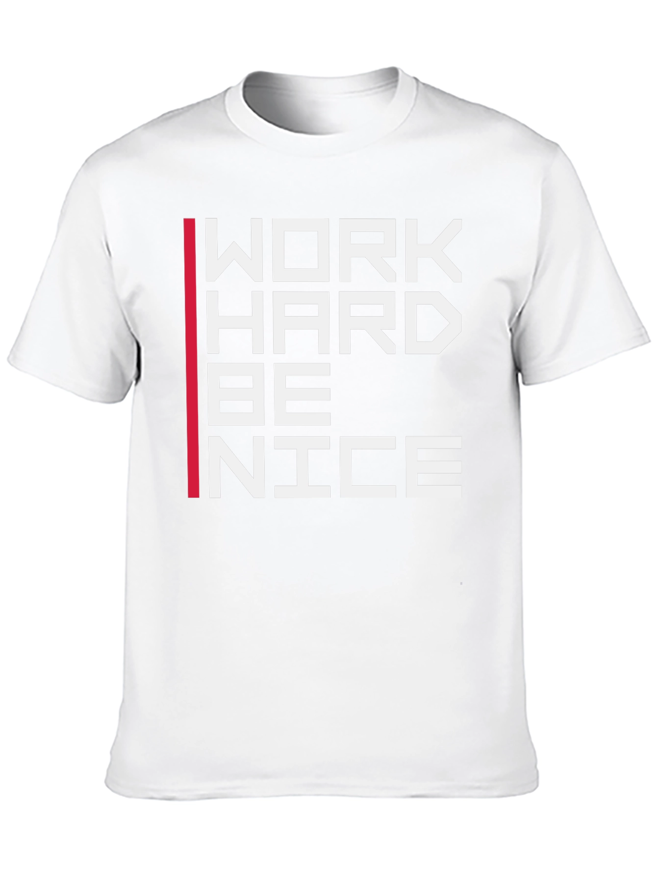 Black Work Hard Be Nice Graphic T-Shirt view 10
