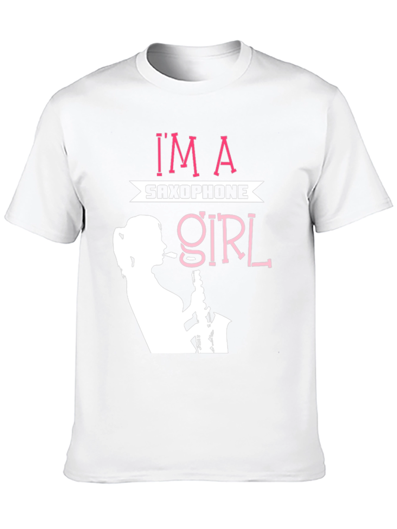 Black I'm A Saxophone Girl Black Graphic Tee view 10