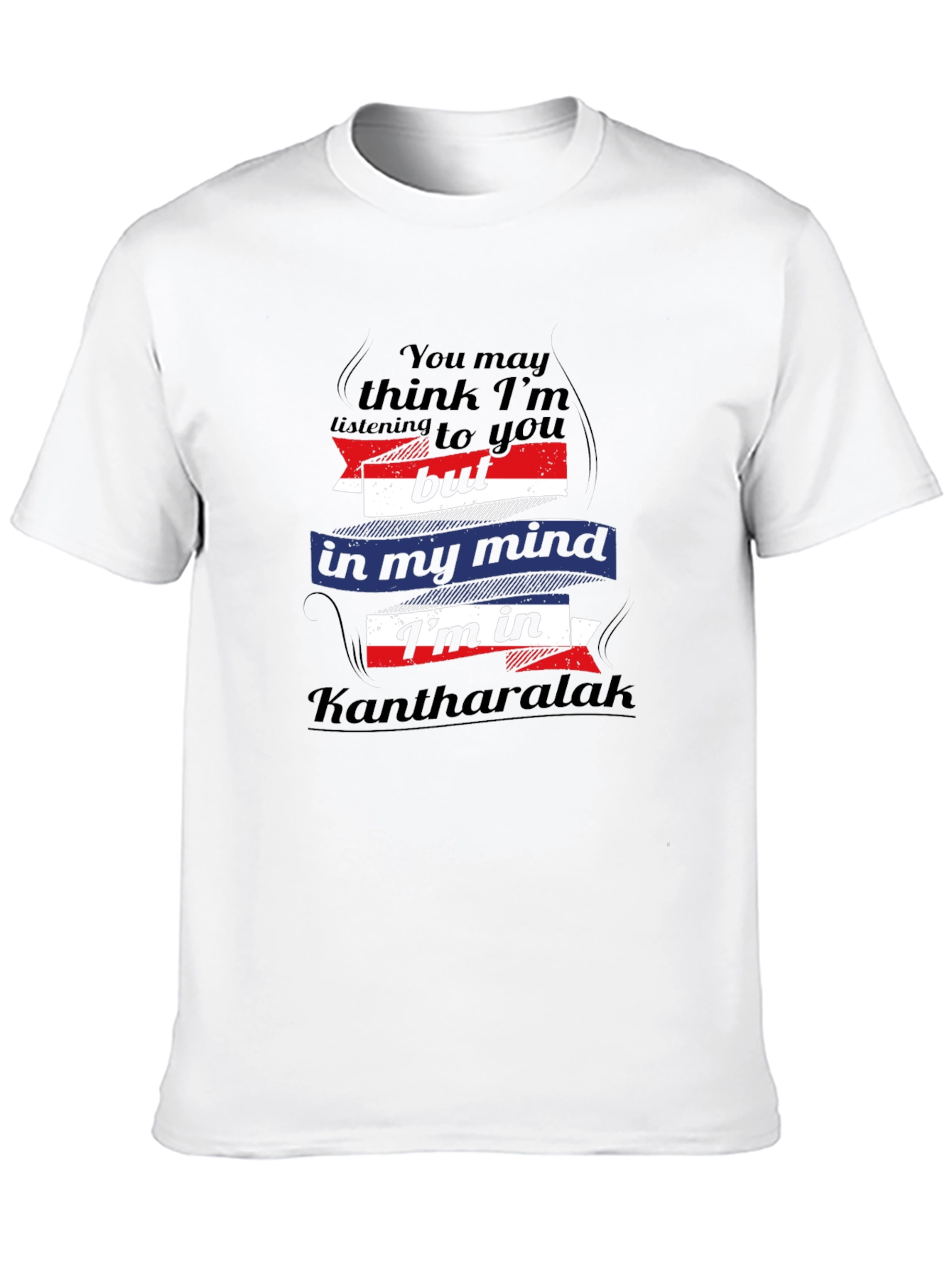 Black Kantharalak Mind T-Shirt - Novelty Graphic Tee view 10