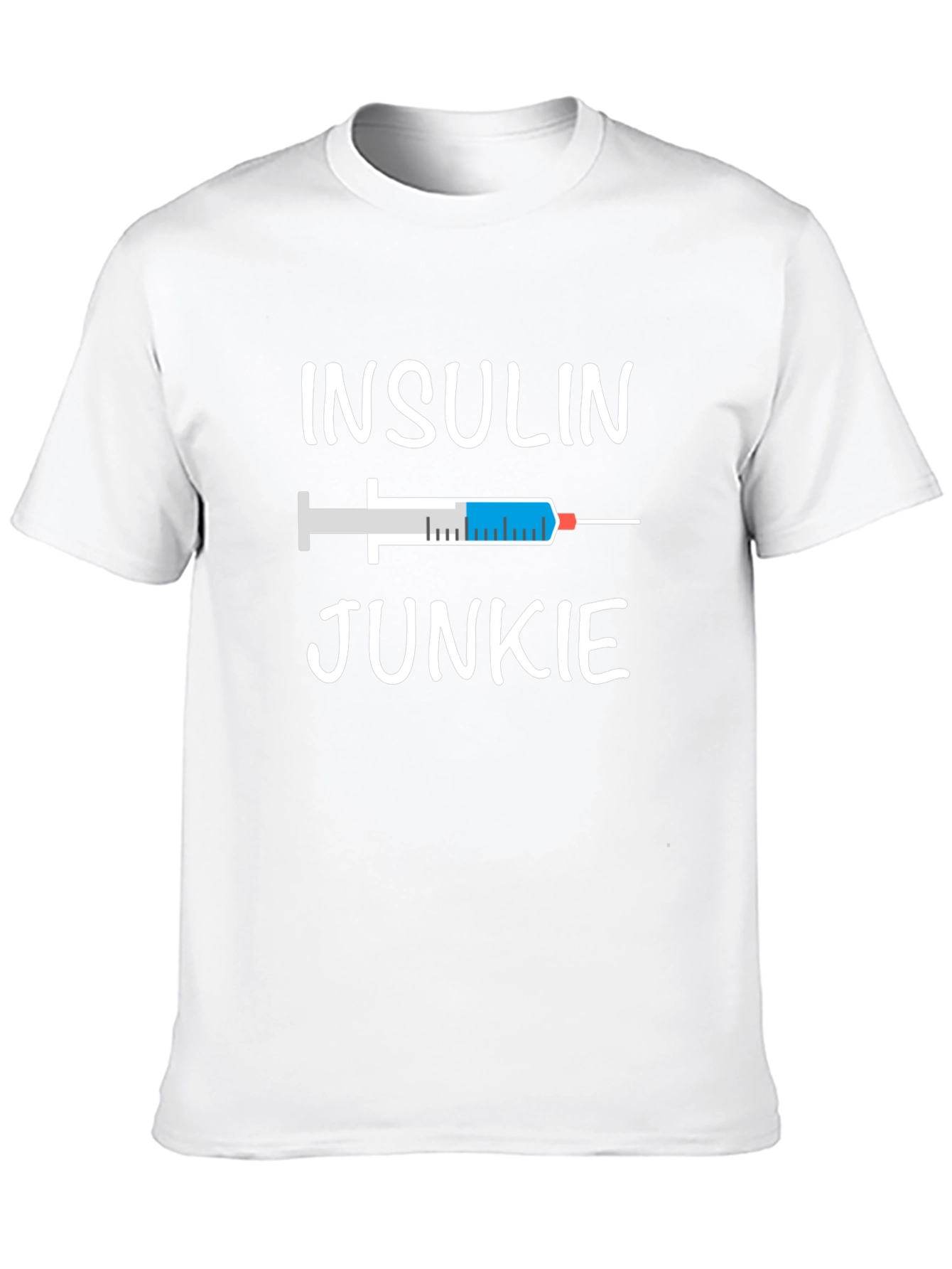 Black Insulin Junkie T-Shirt - Diabetic Awareness Tee view 10