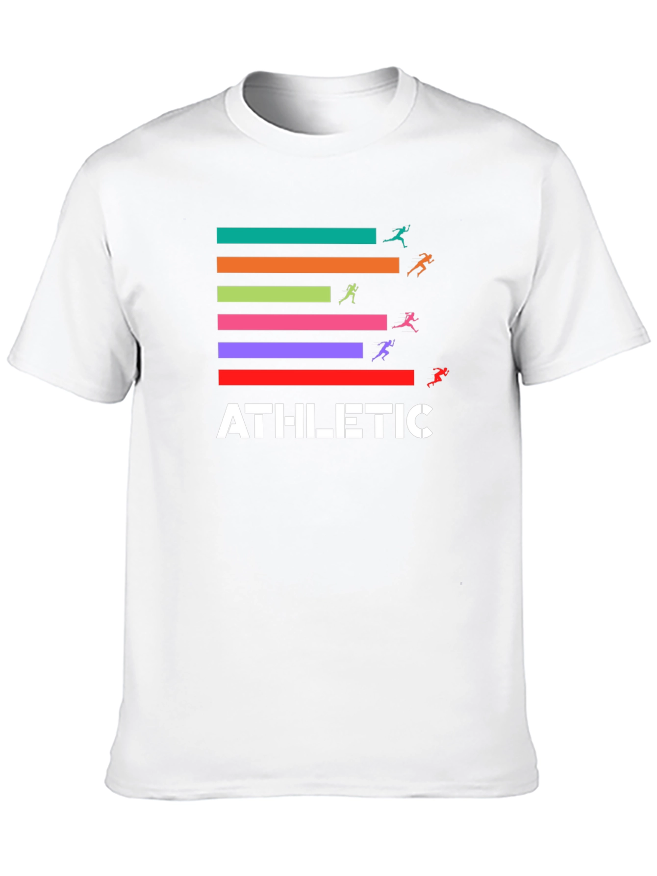 Black Athletic Graphic Tee - Sporty Style view 10