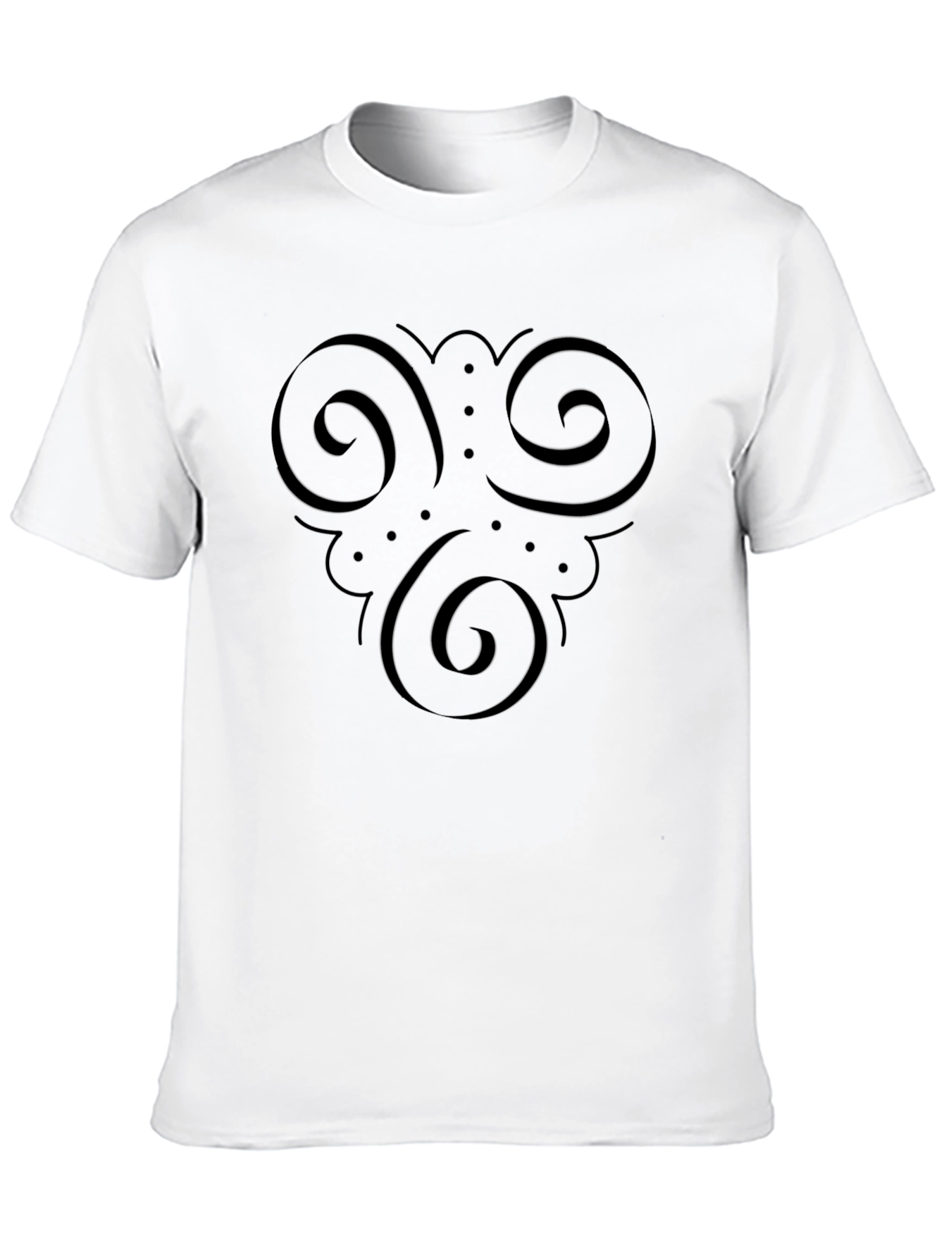 Black Triskele Graphic Tee - Modern Menswear view 10