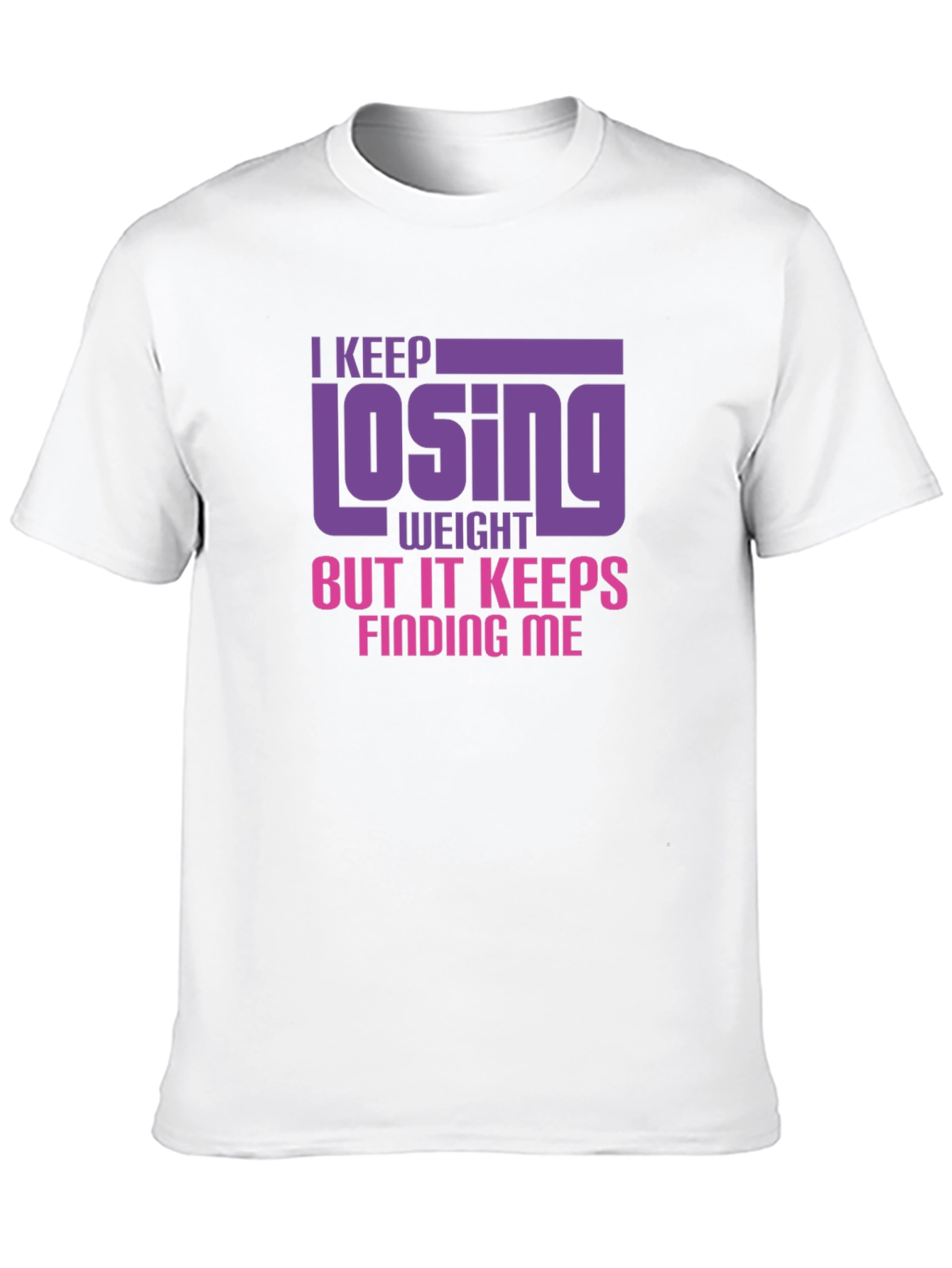 Black Funny Weight Loss T-Shirt - Losing Weight Humor view 10