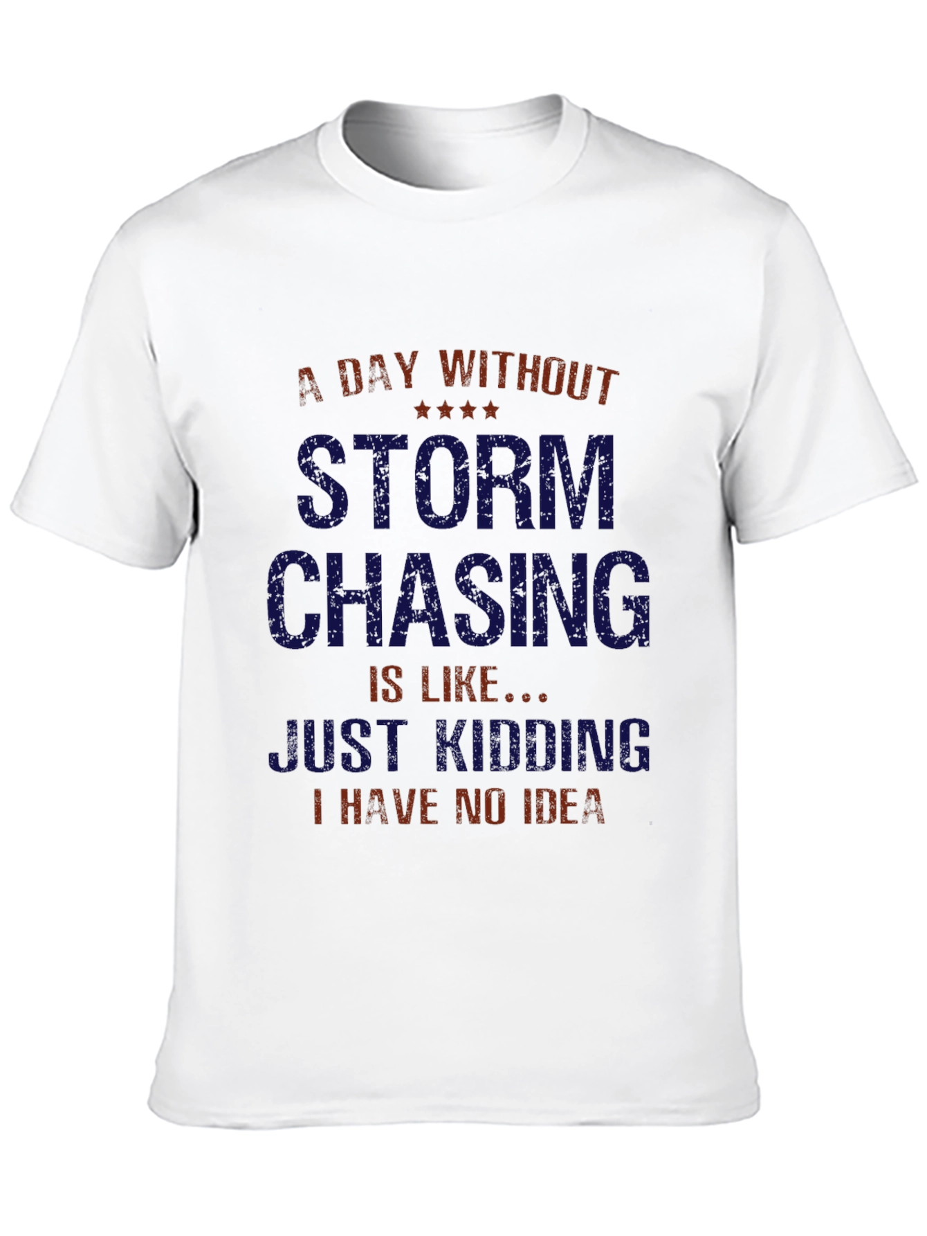 Black Storm Chasing T-Shirt - Funny Weather Tee view 10