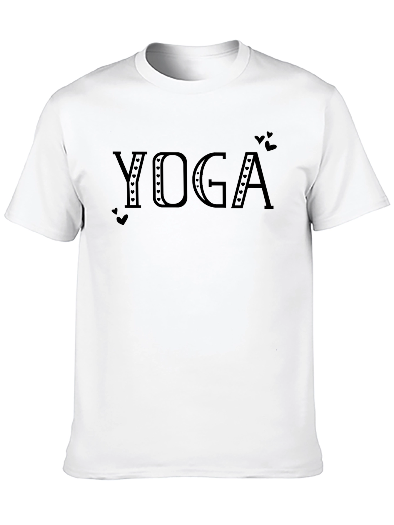 Black Yoga T-Shirt - Soft Cotton Blend view 10
