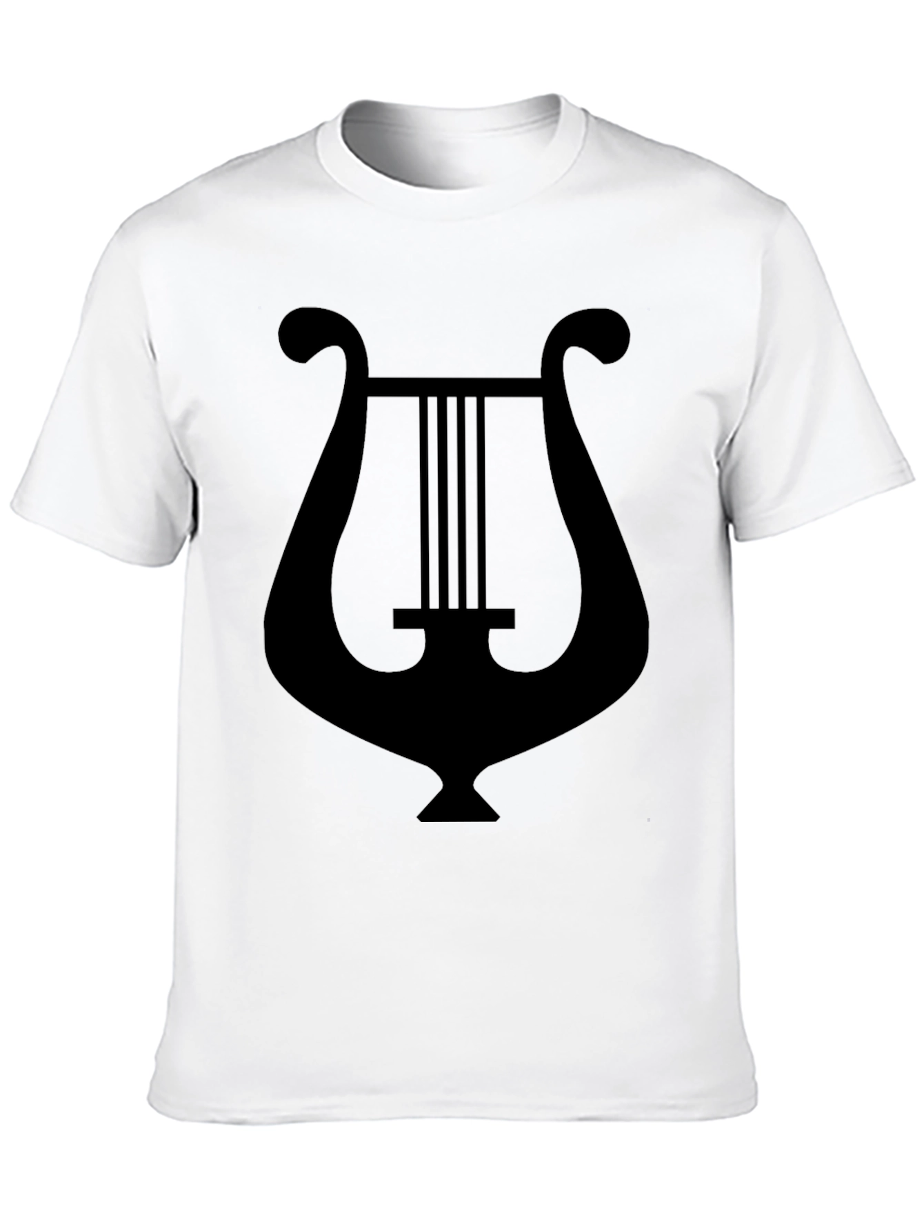 Black Lyre Graphic Tee - Classic Black T-Shirt view 10