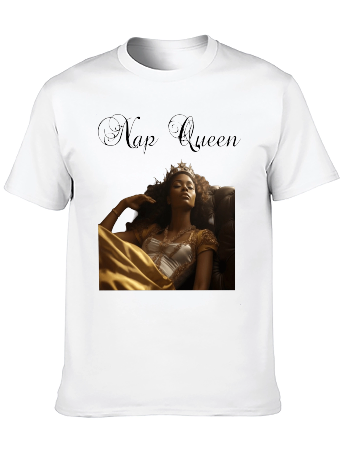 Black Nap Queen Graphic T-Shirt - Stylish and Comfy view 10