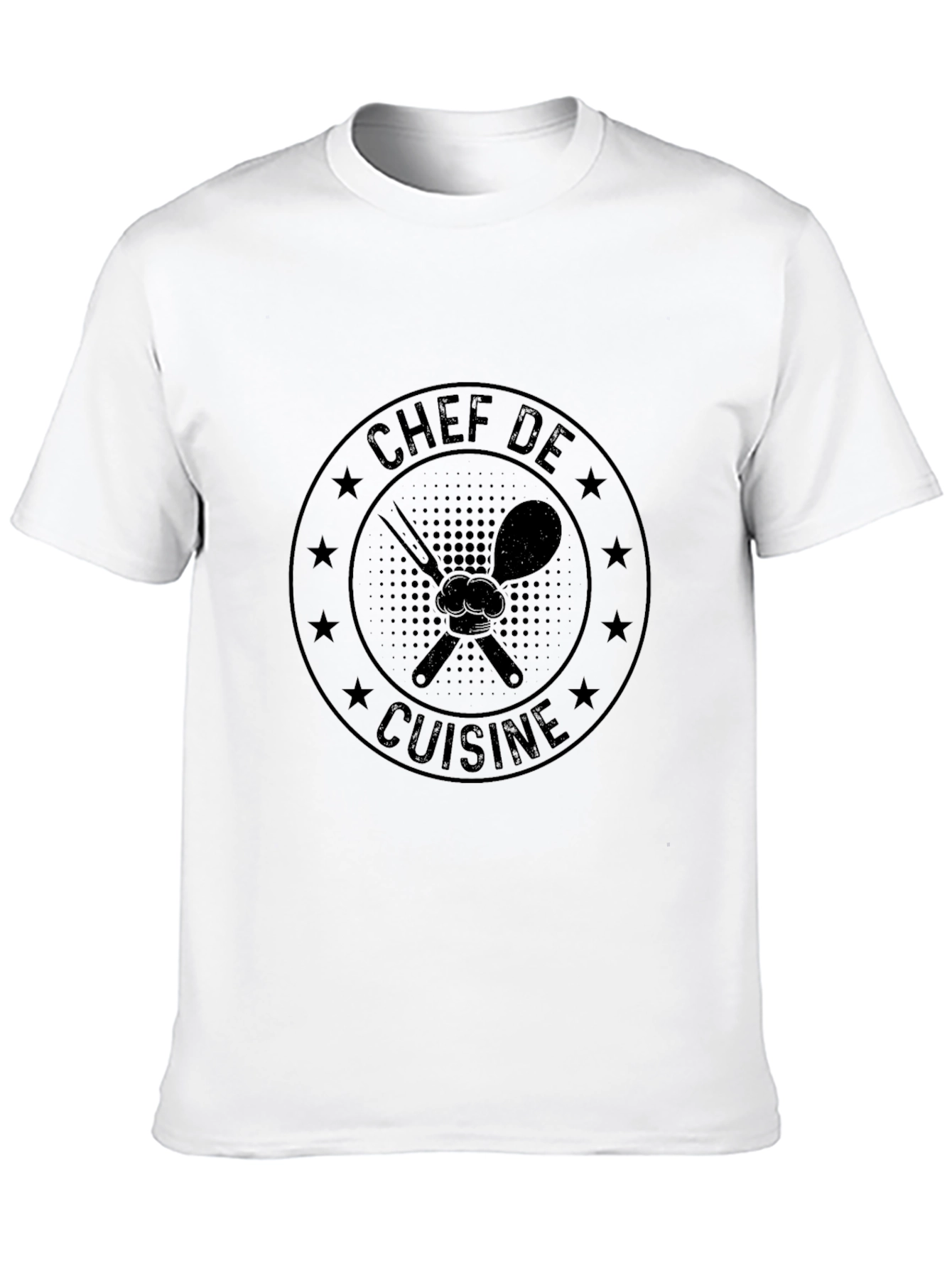 Black Chef De Cuisine Black T-Shirt view 10