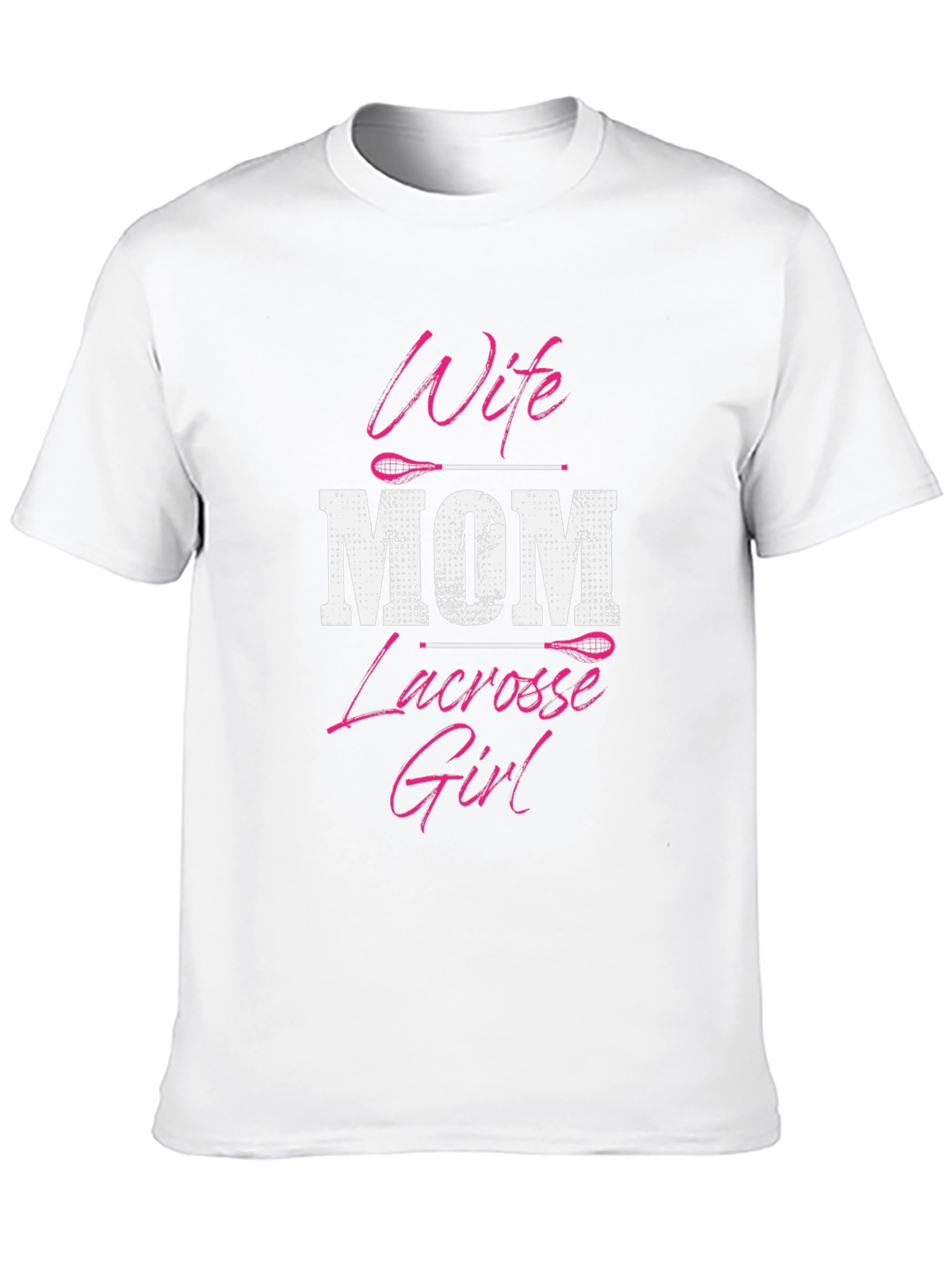 Black Wife Mom Lacrosse Girl Tee - Perfect Sports Mom Gift view 10