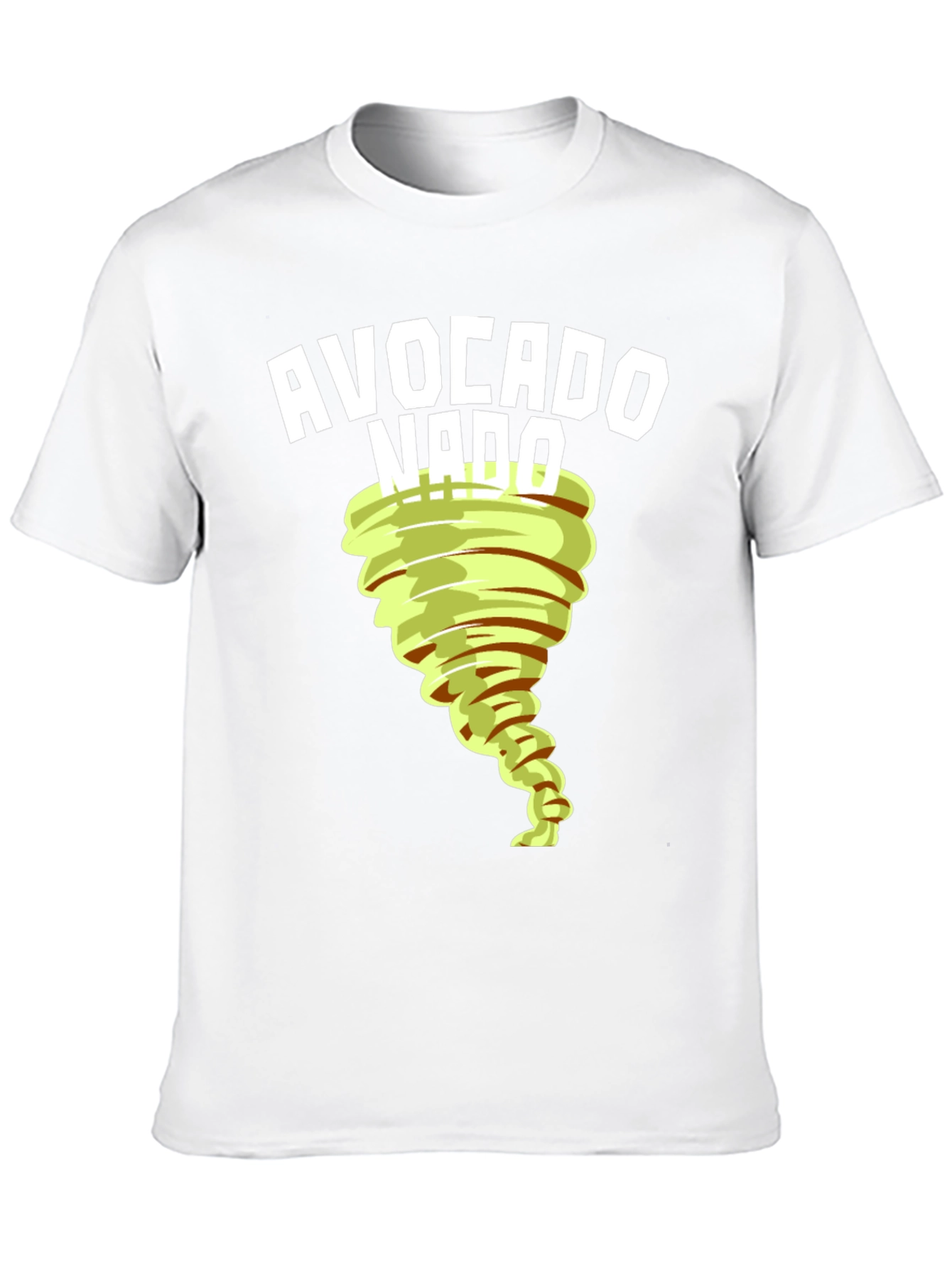 Black Avocado Tornado Graphic T-Shirt - Unique Design view 10