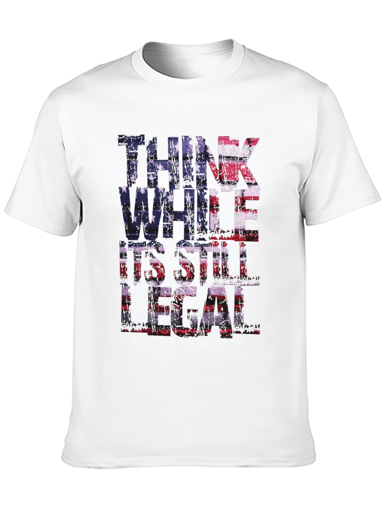 Black Think While It's Still Legal T-Shirt view 10