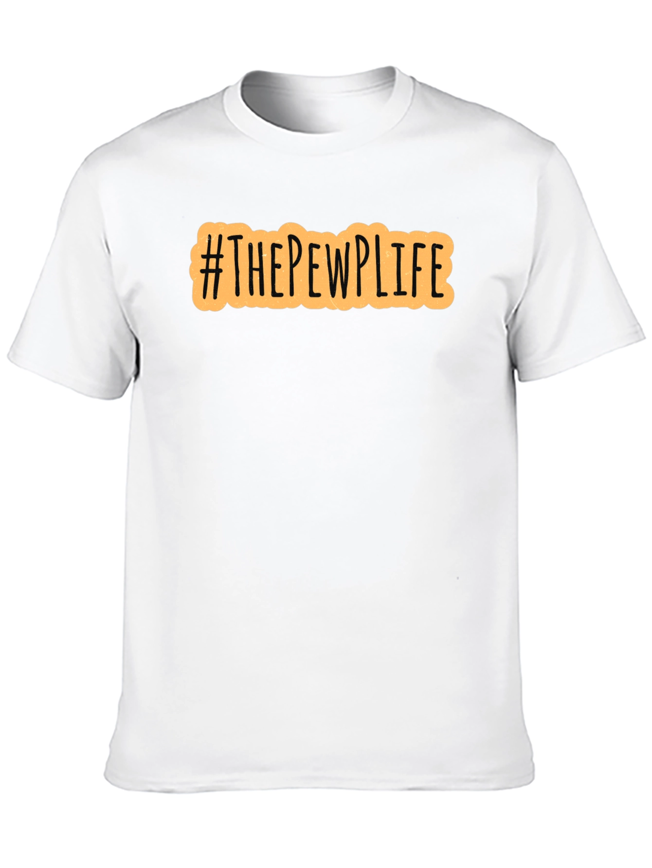 Black #THEPEWPLIFE Graphic Print Black Crew Neck T-Shirt view 10