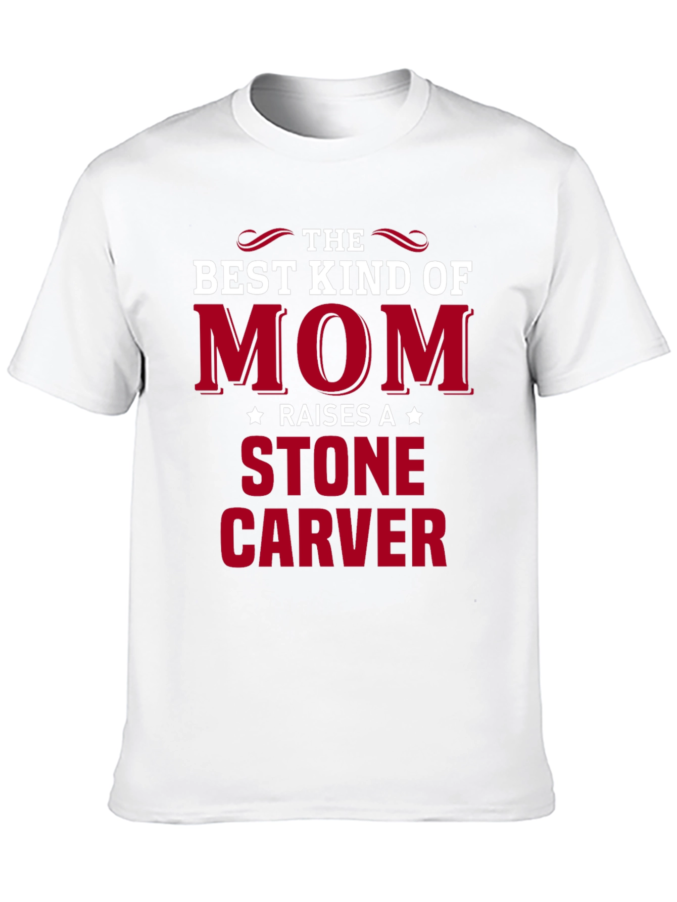Black Best Kind of Mom Stone Carver T-Shirt view 10