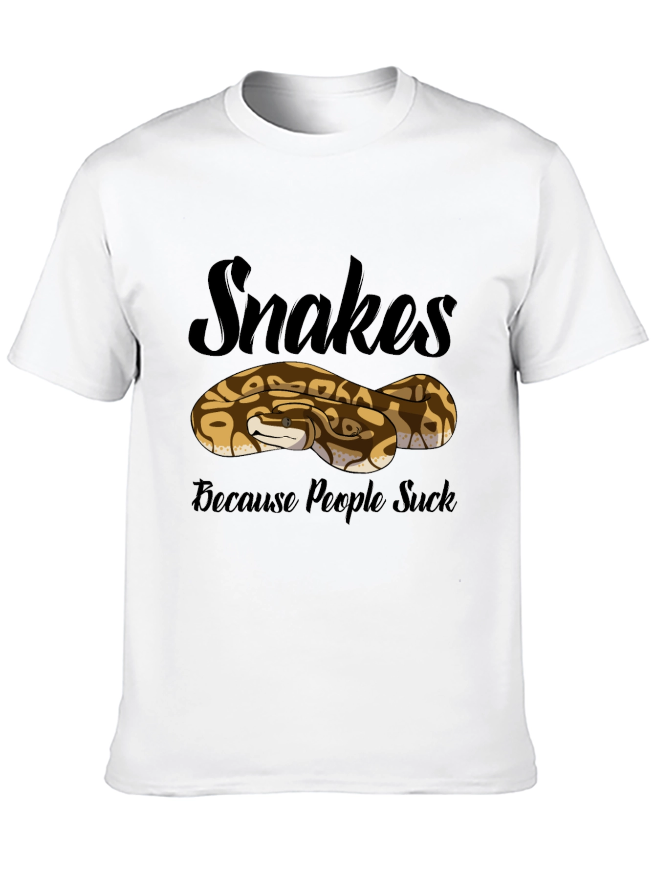 Black Snakes Because People Suck T-Shirt view 10