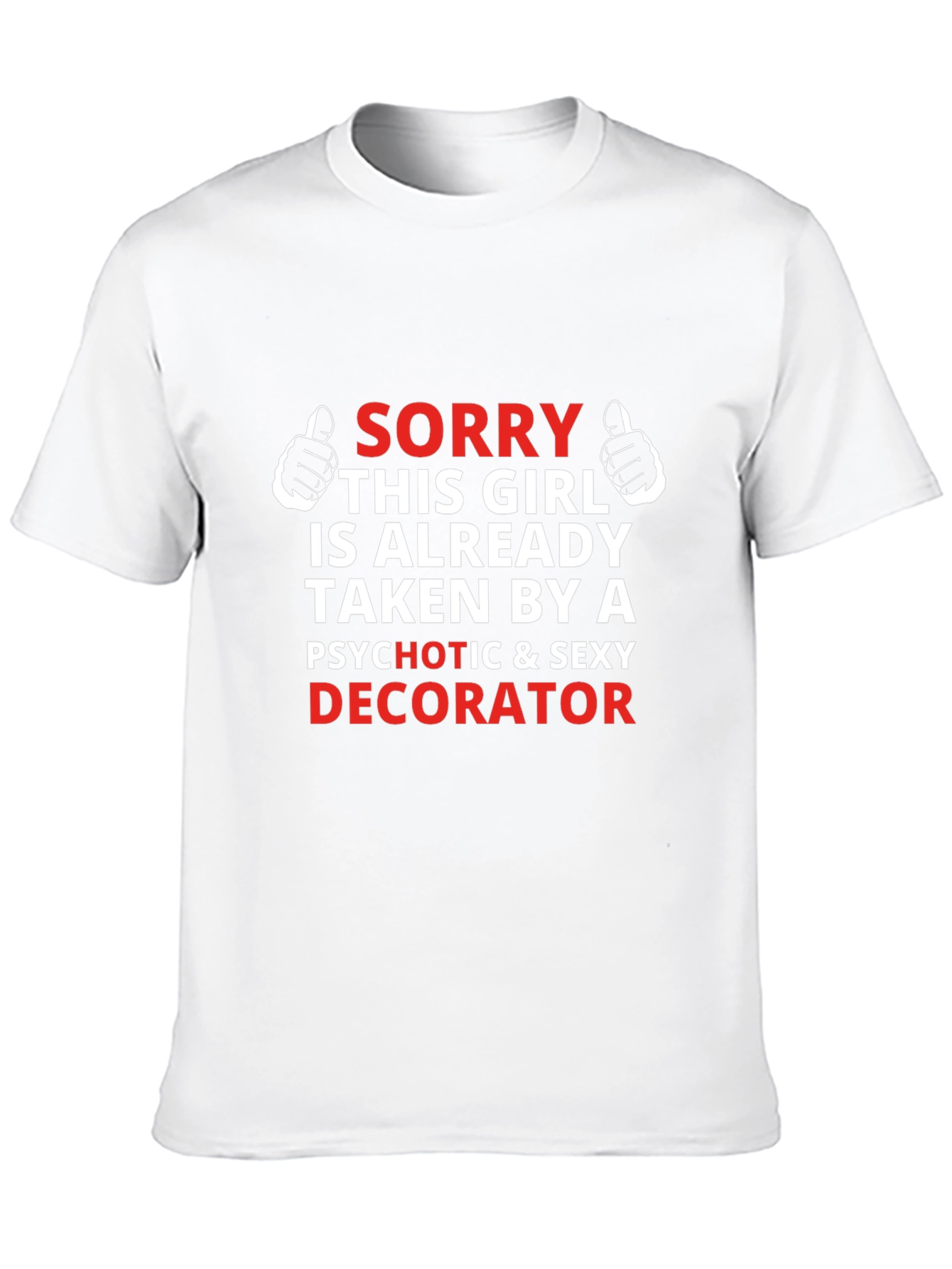 Black Funny Decorator Graphic T-Shirt view 10