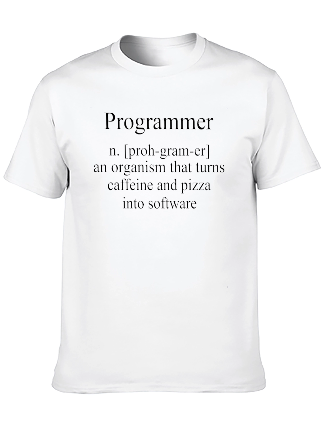 Black Programmer Definition T-Shirt view 10