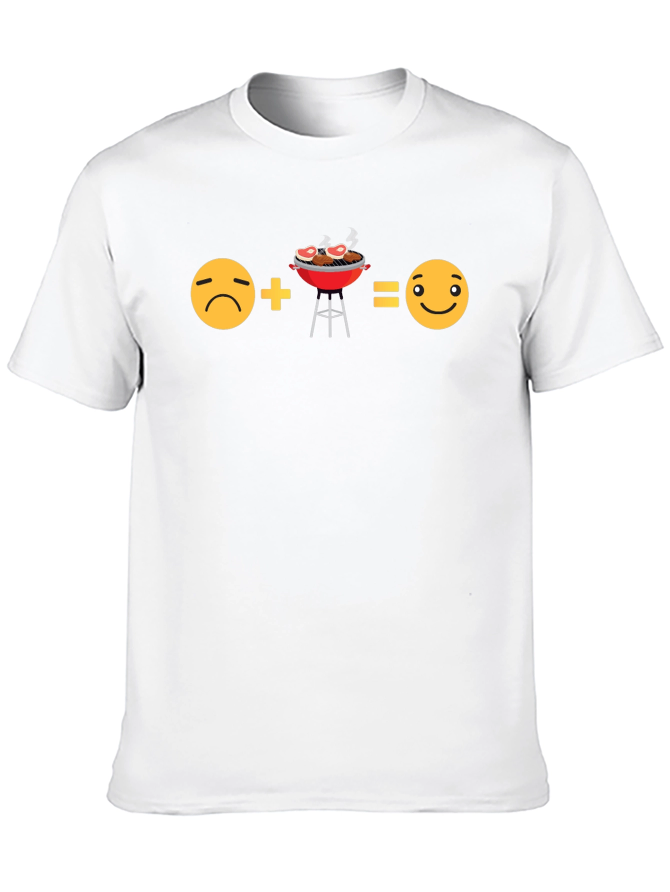 Black Funny BBQ T-Shirt - Grilling Makes You Happy! view 10