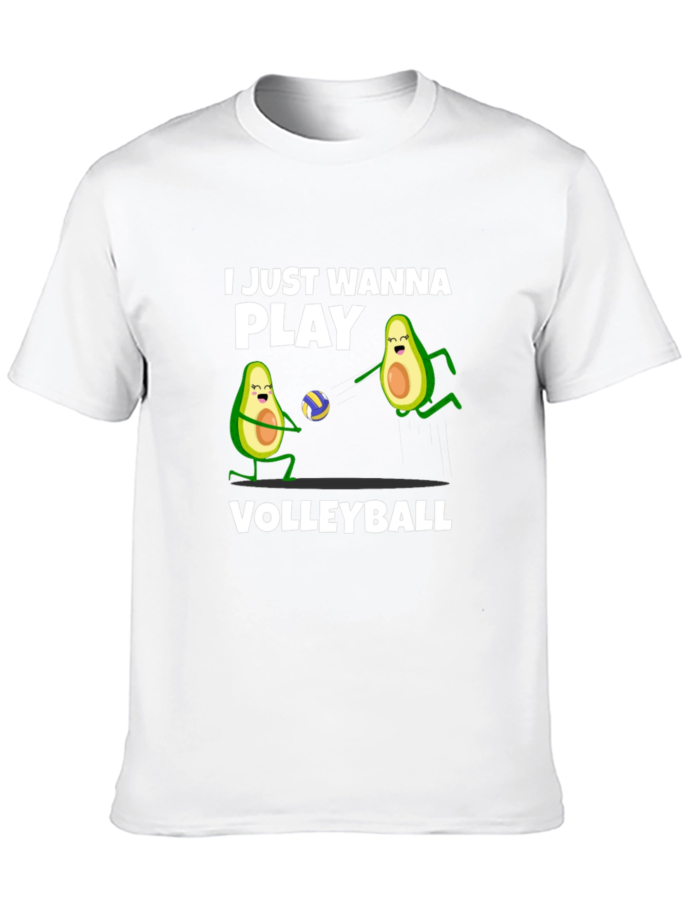 Black Avocado Volleyball T-Shirt view 10