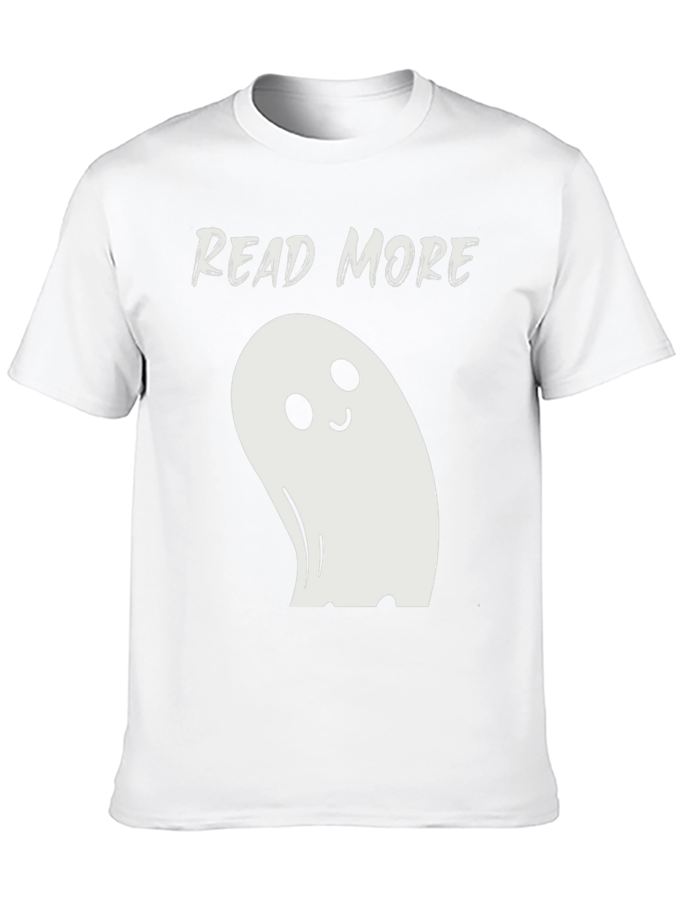 Black Read More Ghost T-Shirt - Black Cotton Blend view 10