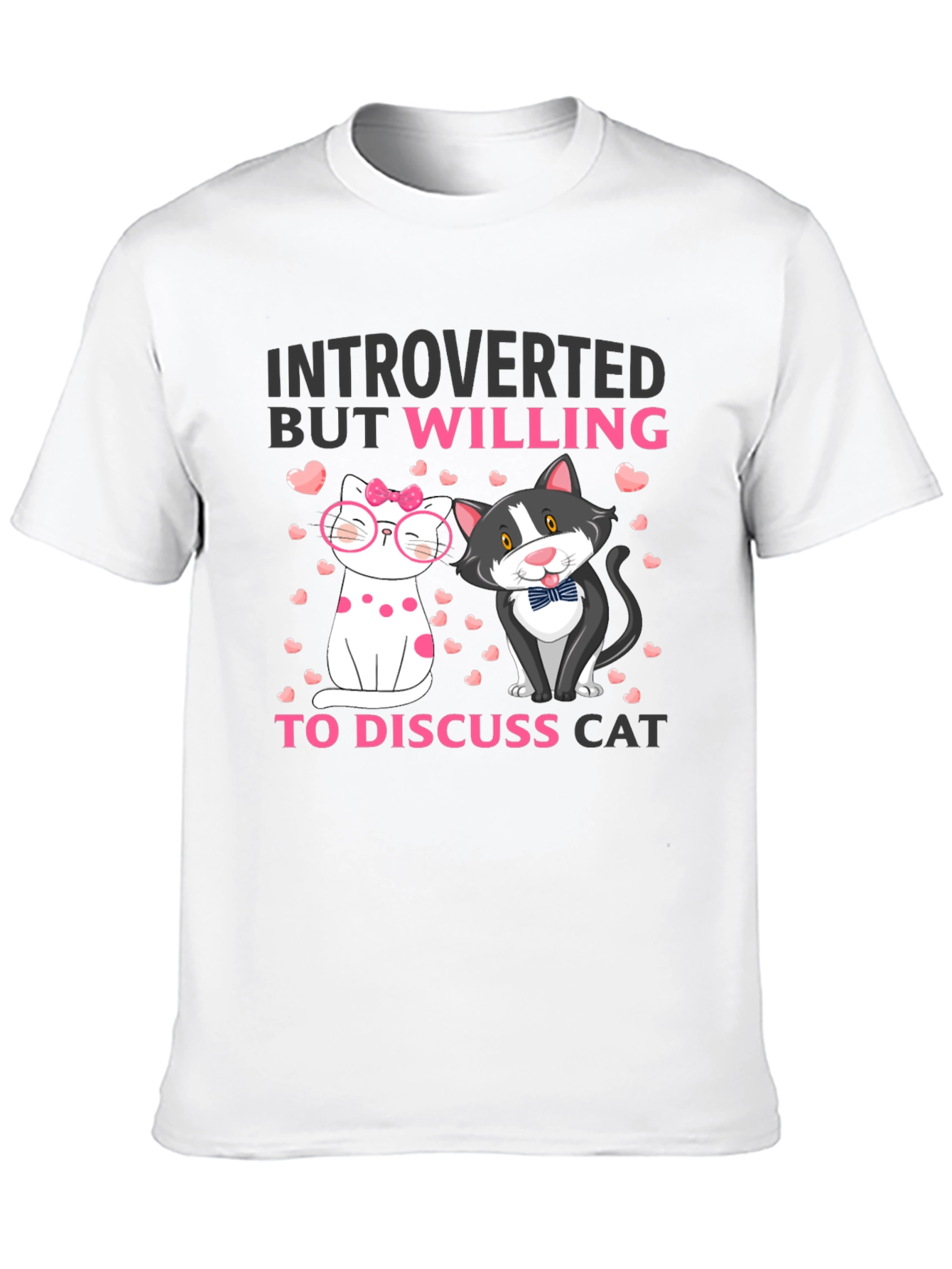 Introverted Cat Lover T-Shirt - 10