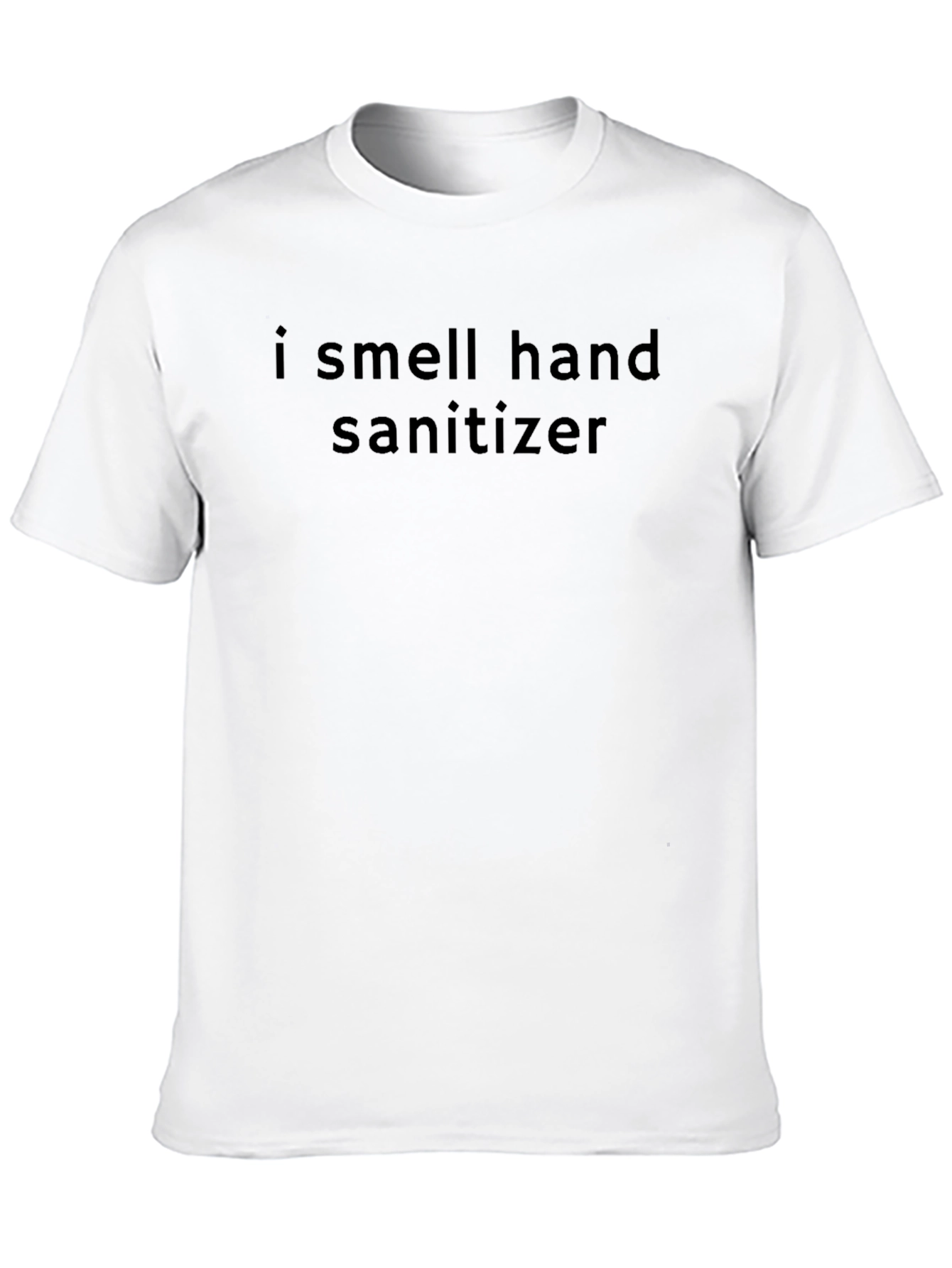 Black I Smell Hand Sanitizer T-Shirt - Funny Slogan Tee view 10