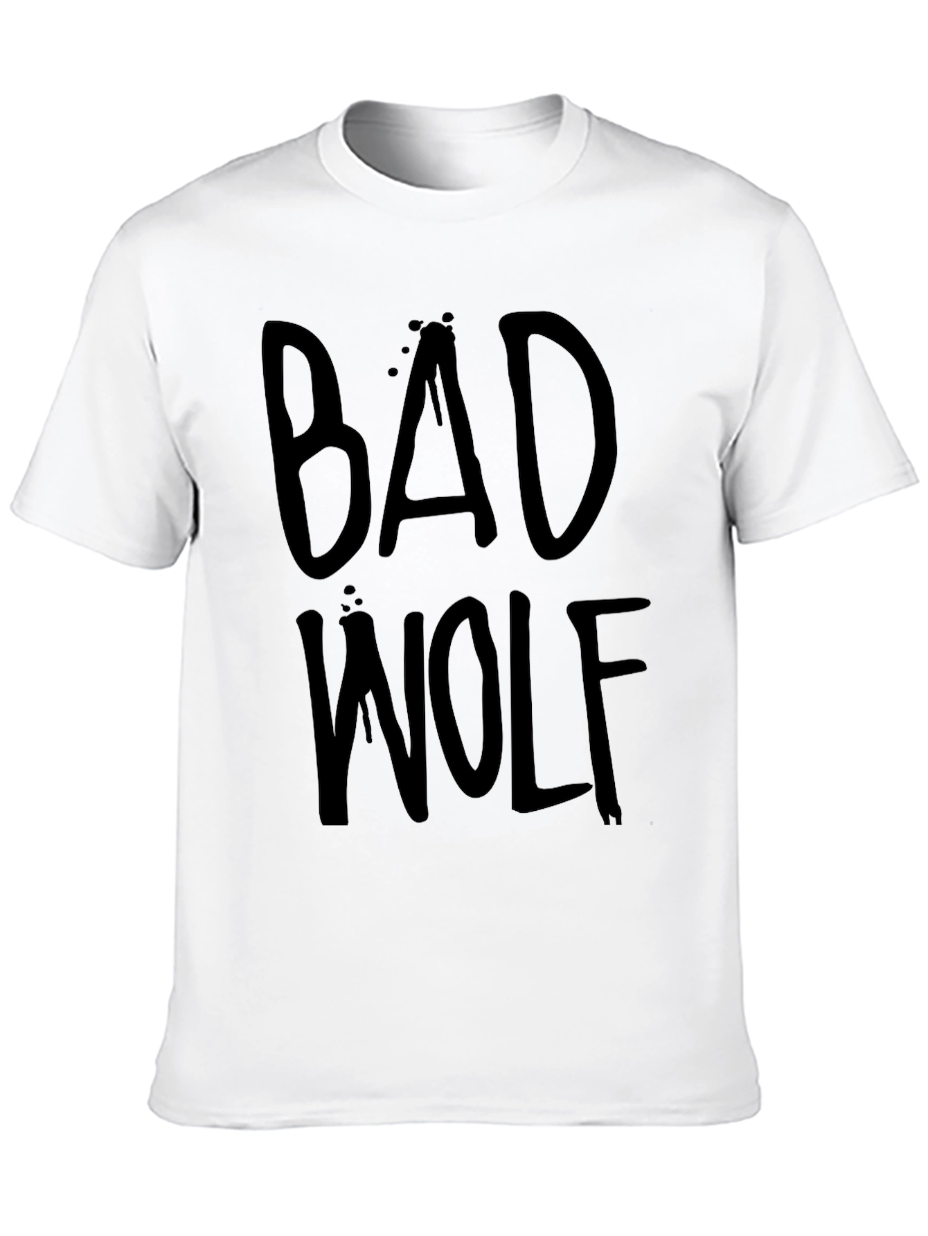 Black Bad Wolf Graphic T-Shirt - Black view 10