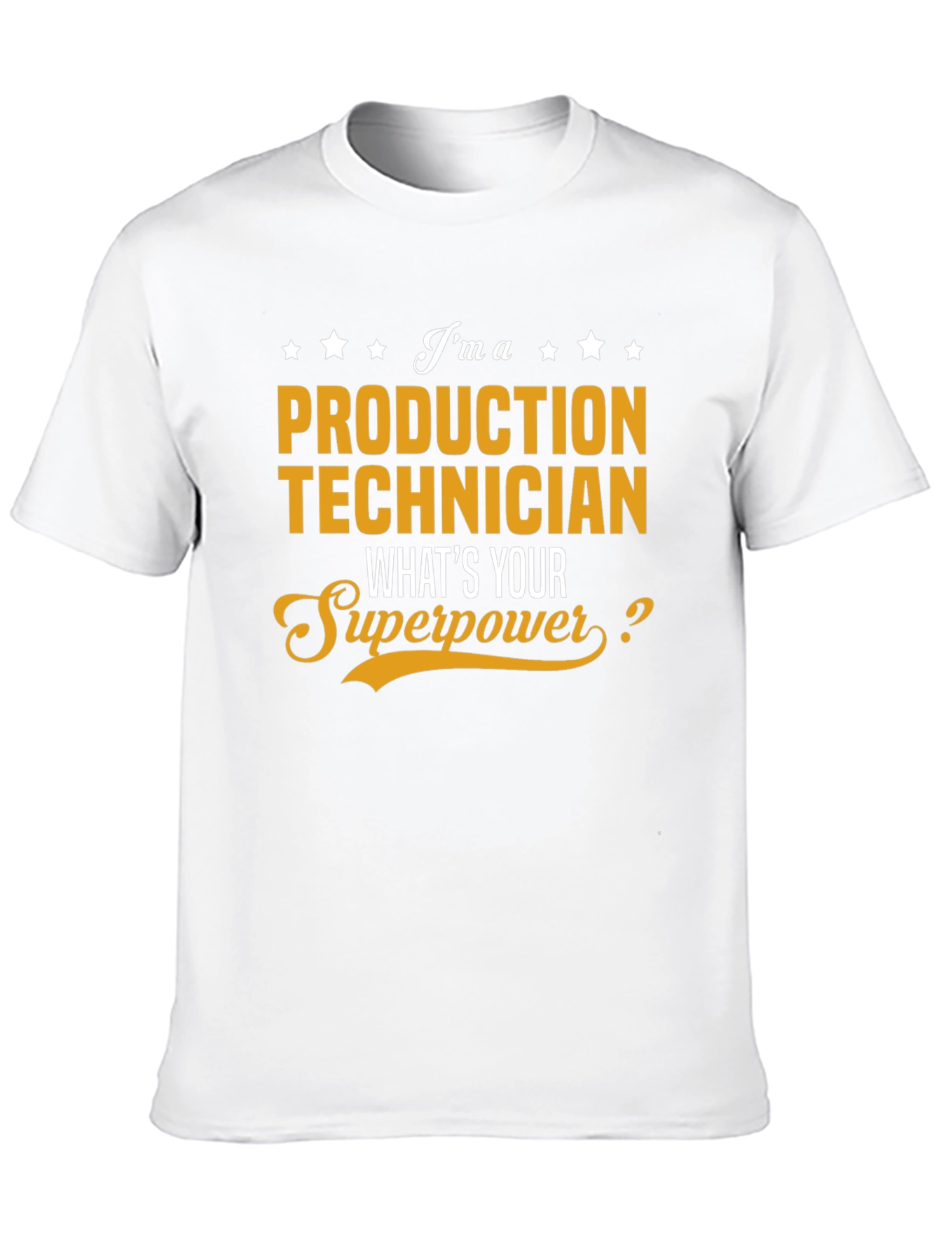 Black Production Technician Superpower T-Shirt view 10