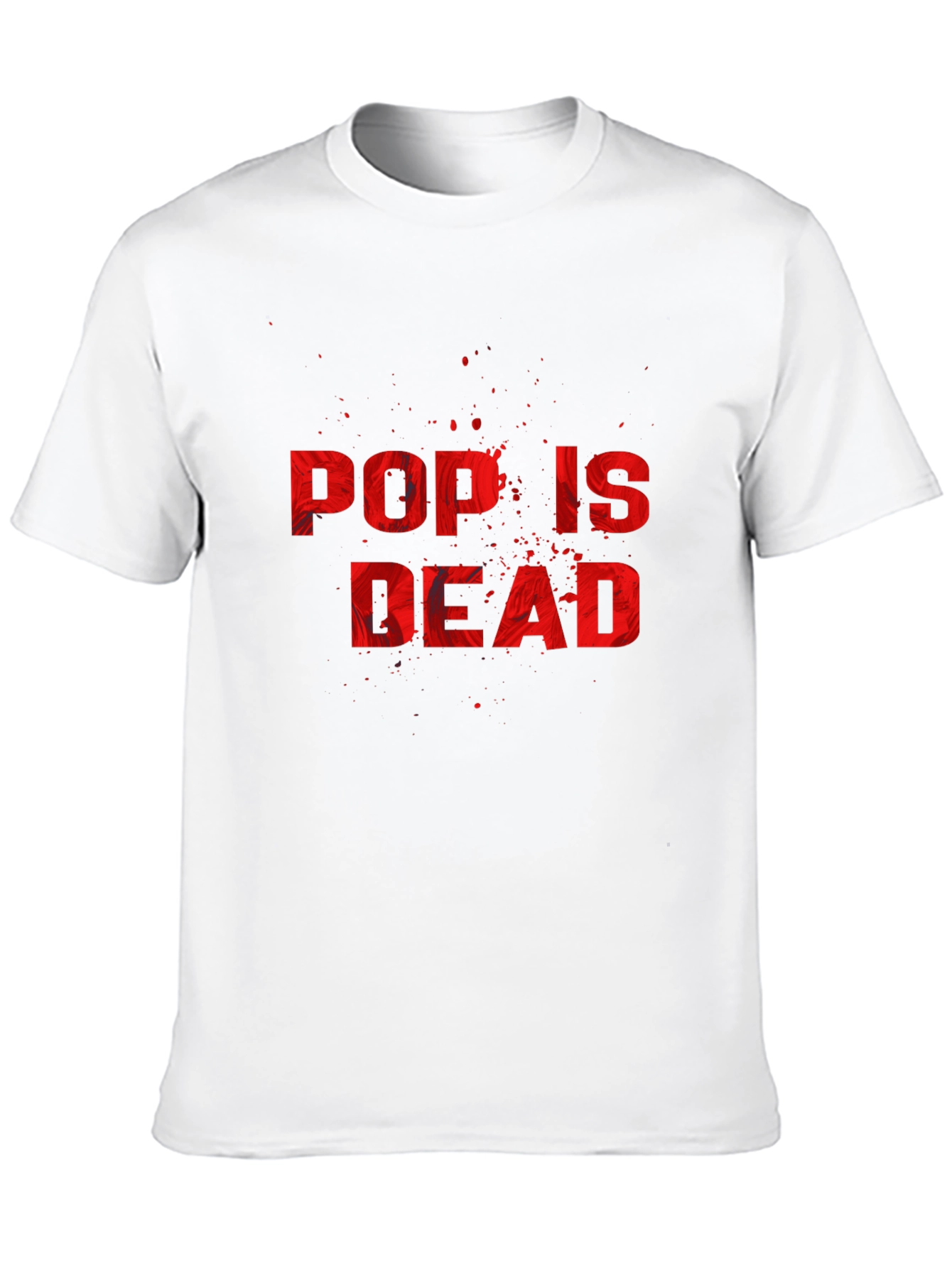 Black Pop is Dead Graphic T-Shirt - Statement Tee view 10