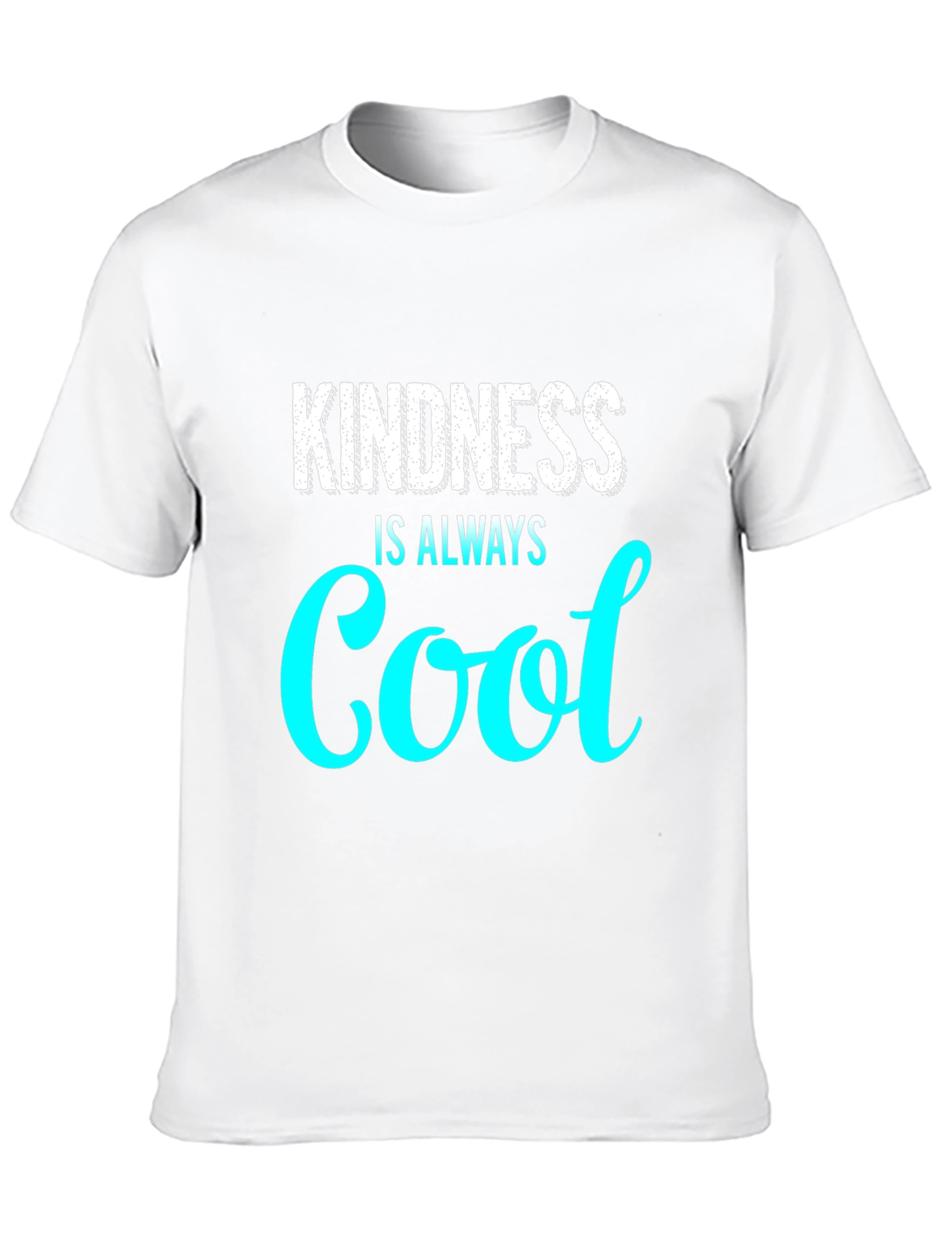 Black Kindness Is Always Cool Graphic Tee view 10