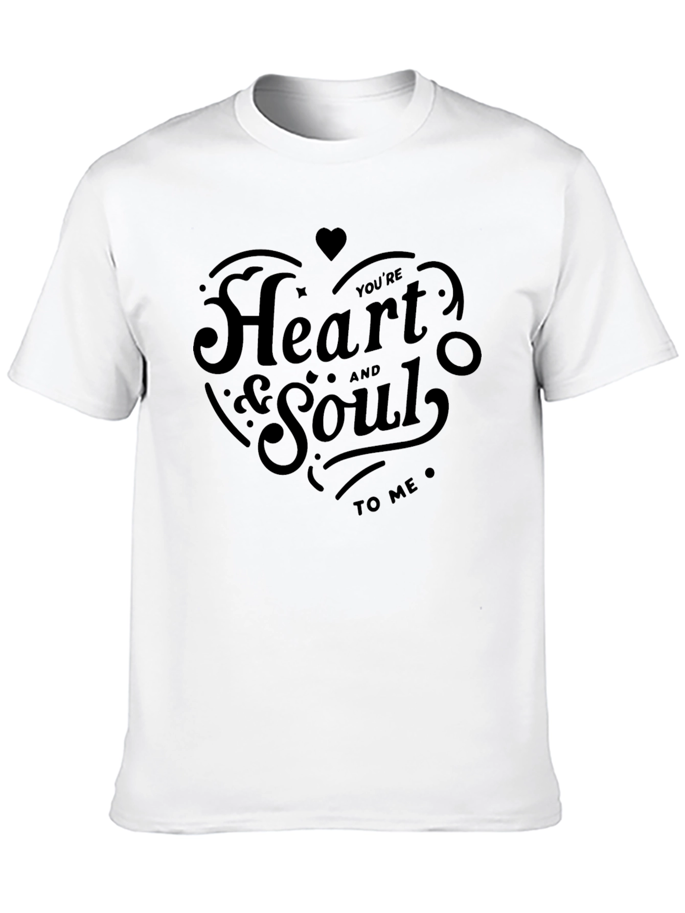 Black Heart and Soul Graphic Tee - Black view 10