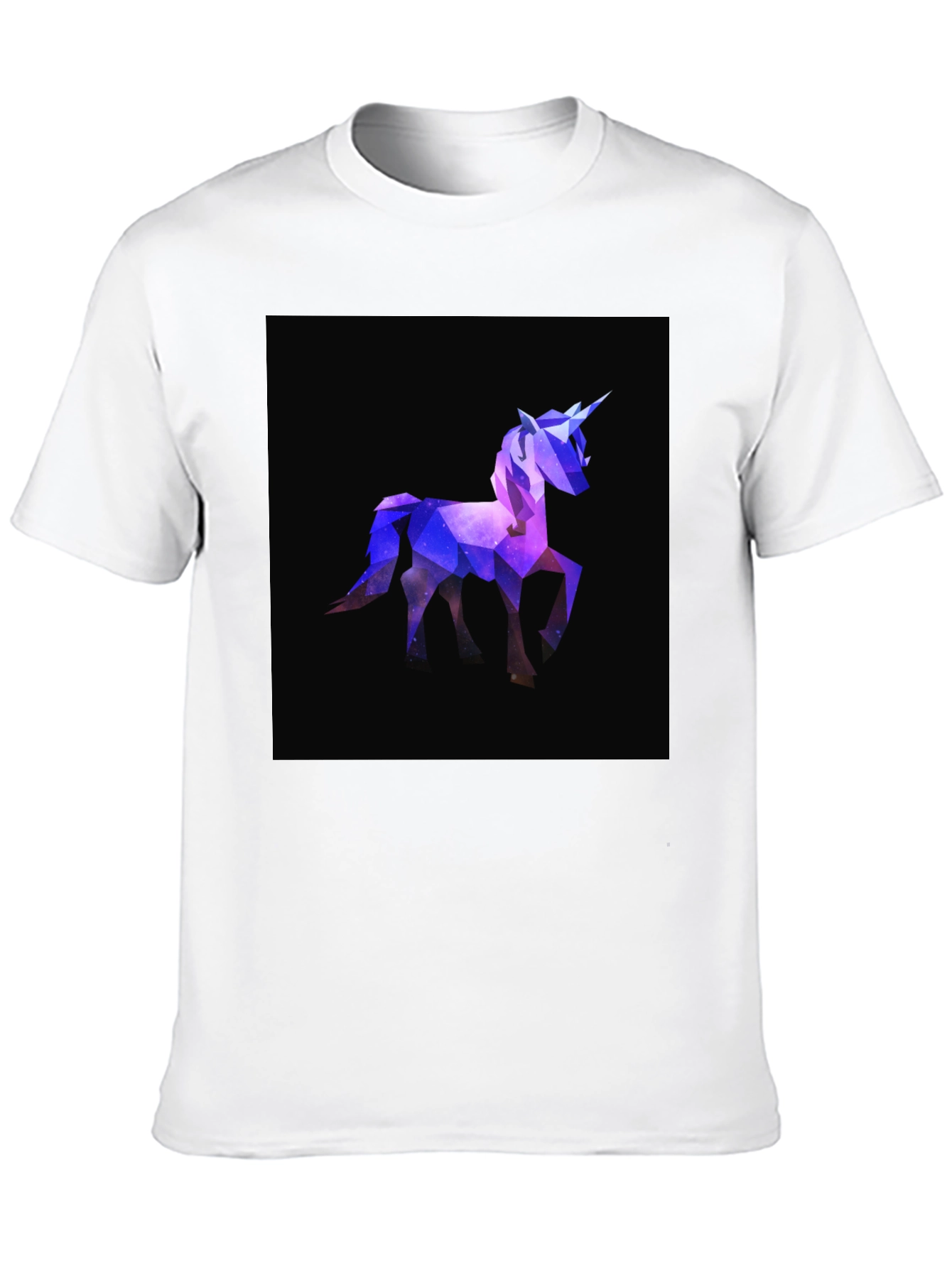 Black Geometric Unicorn T-Shirt - Stylish Graphic Tee view 10