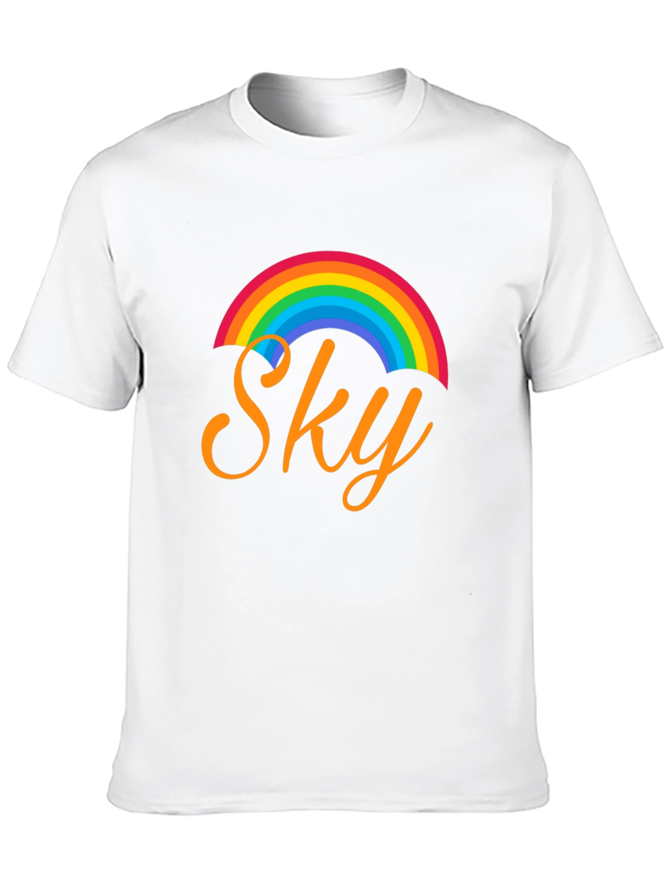 Rainbow Sky Graphic T-Shirt - 10