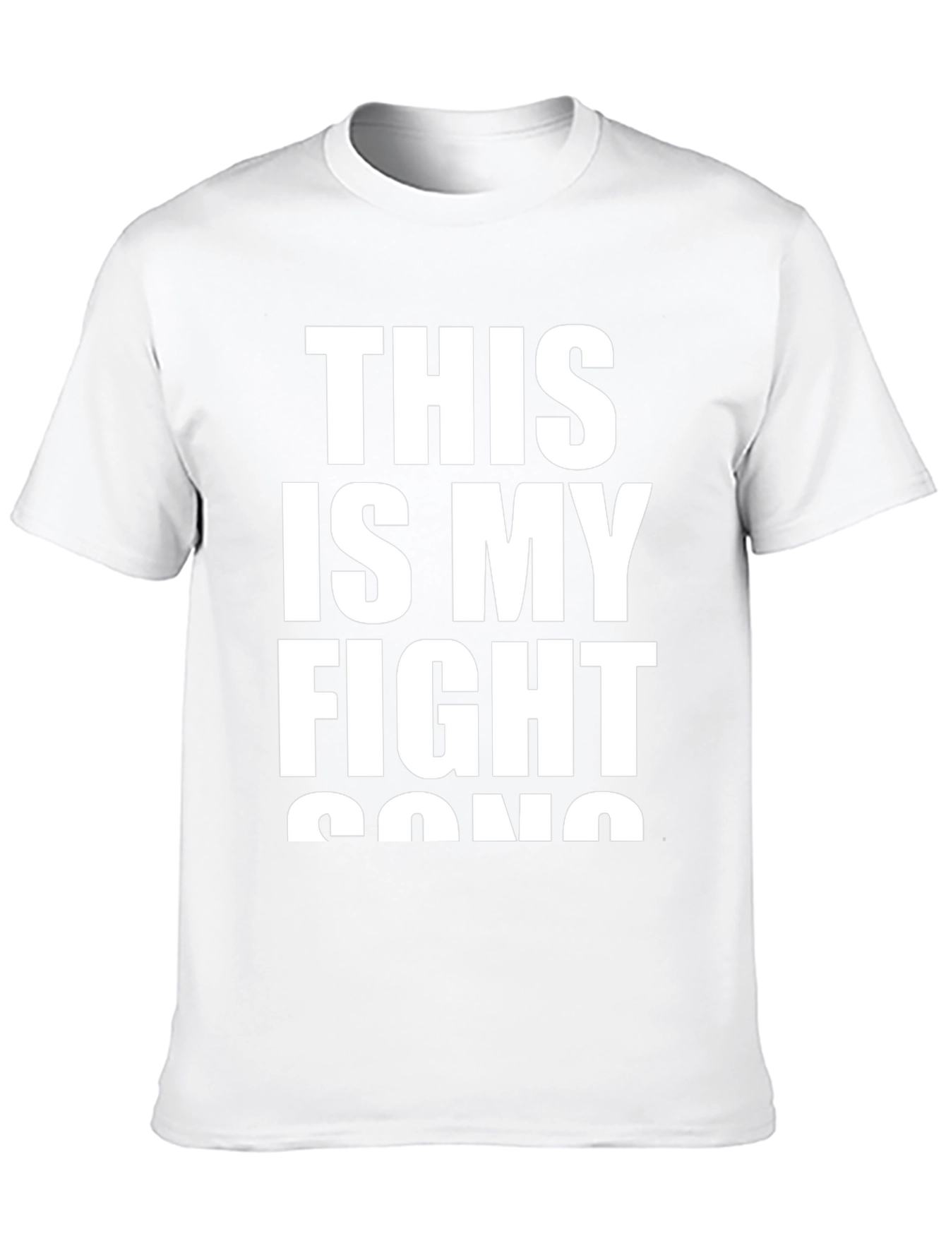 Black This Is My Fight Song Graphic Tee view 10