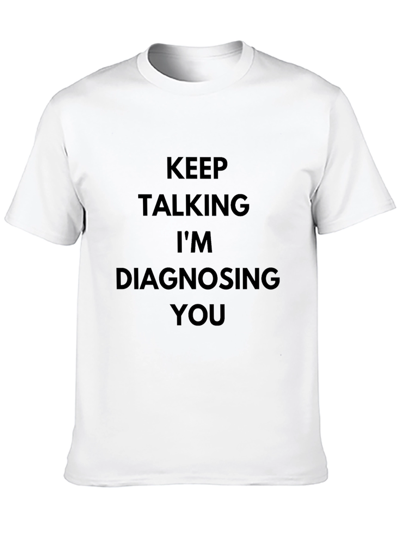 Black Diagnosing You Graphic Tee - Black T-Shirt view 10