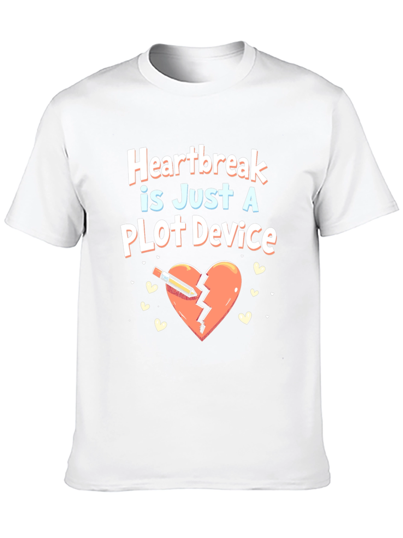 Black Heartbreak Plot Device Graphic Novelty T-Shirt view 10