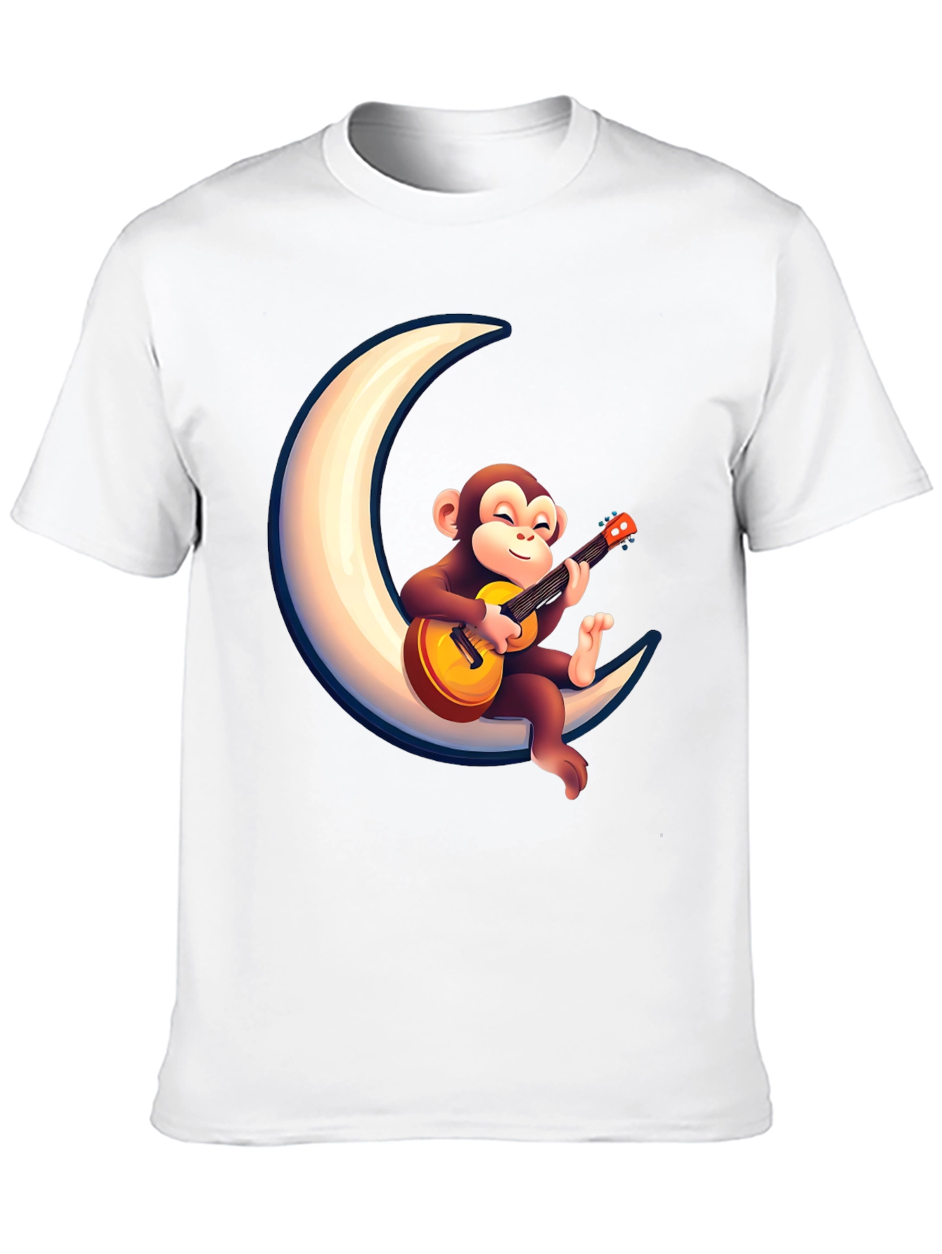 Black Monkey on the Moon T-Shirt view 10