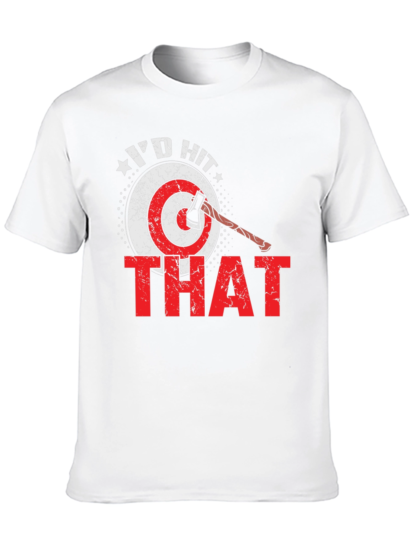 Black I'd Hit That Axe Throwing T-Shirt view 10