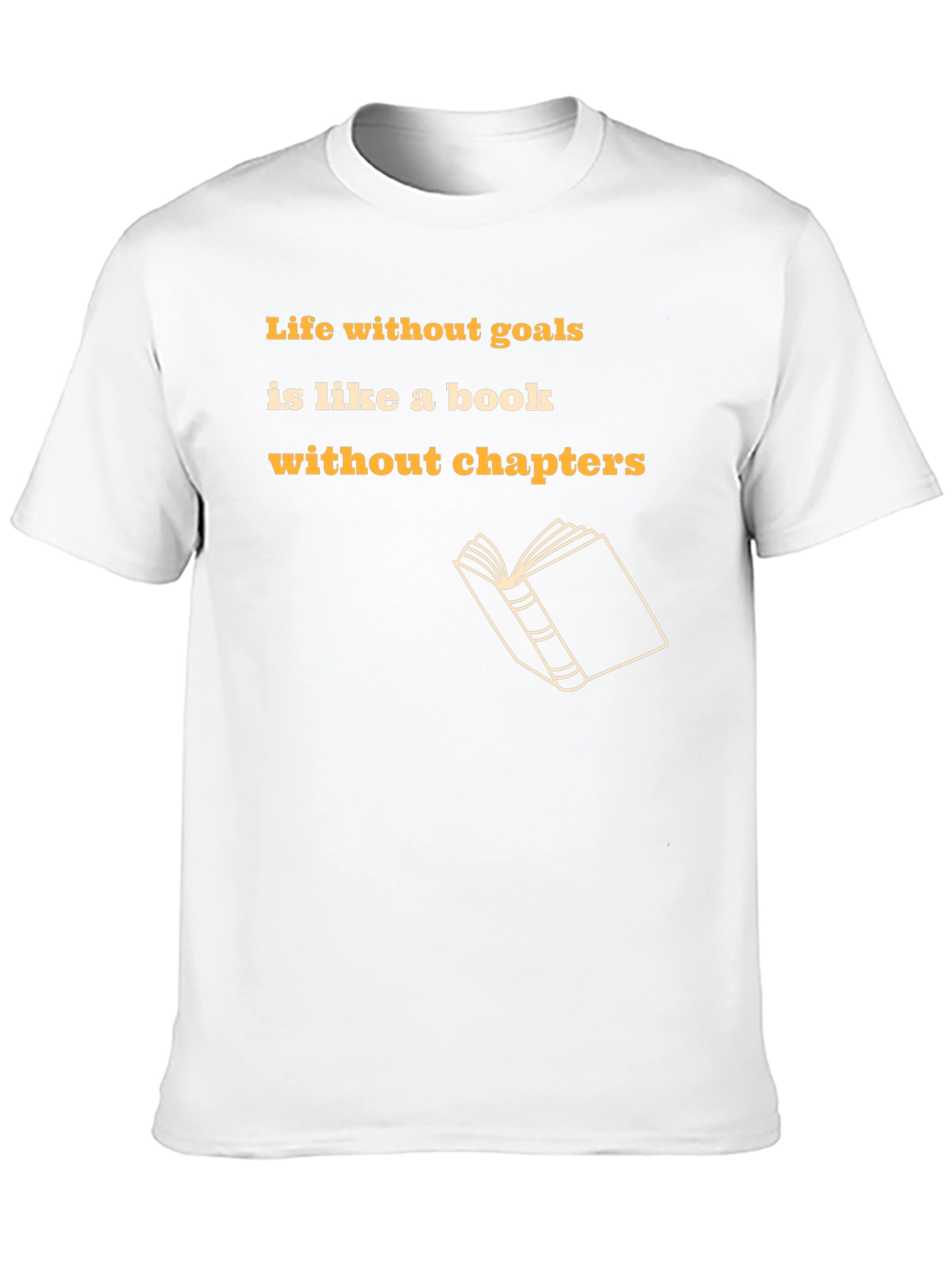 Black Motivational Black T-Shirt - Life Without Goals view 10