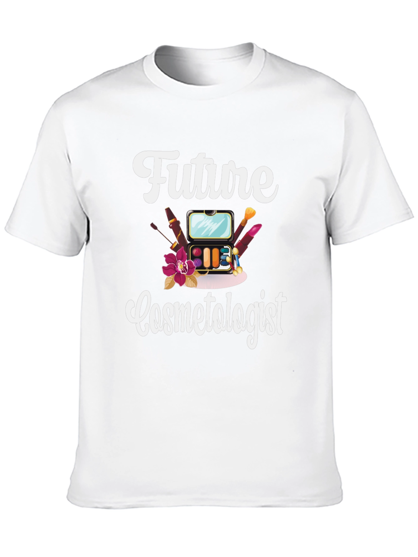 Black Future Cosmetologist T-Shirt | Makeup Artist Gift view 10