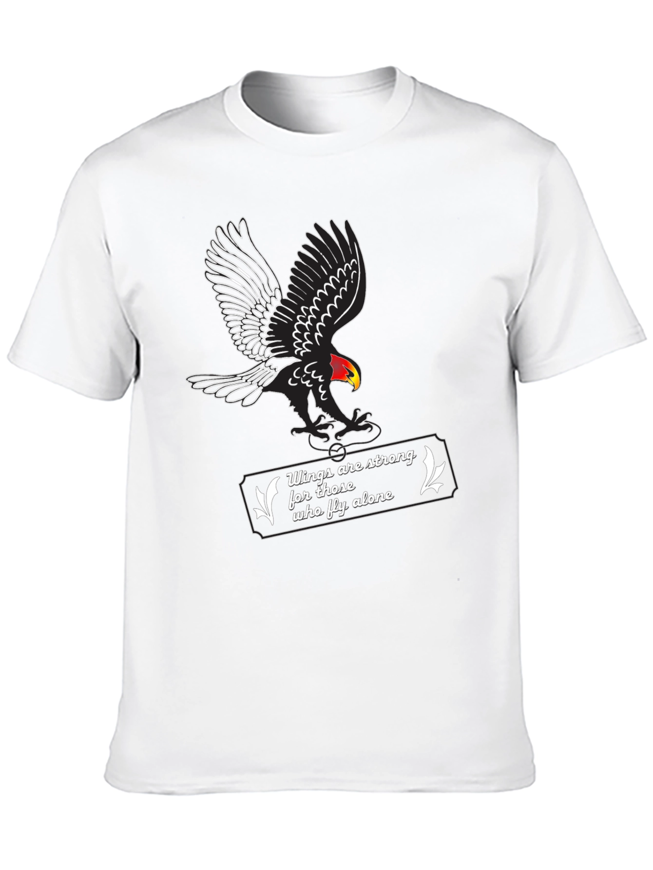 Black Eagle Wings Tee - Strong & Alone view 10