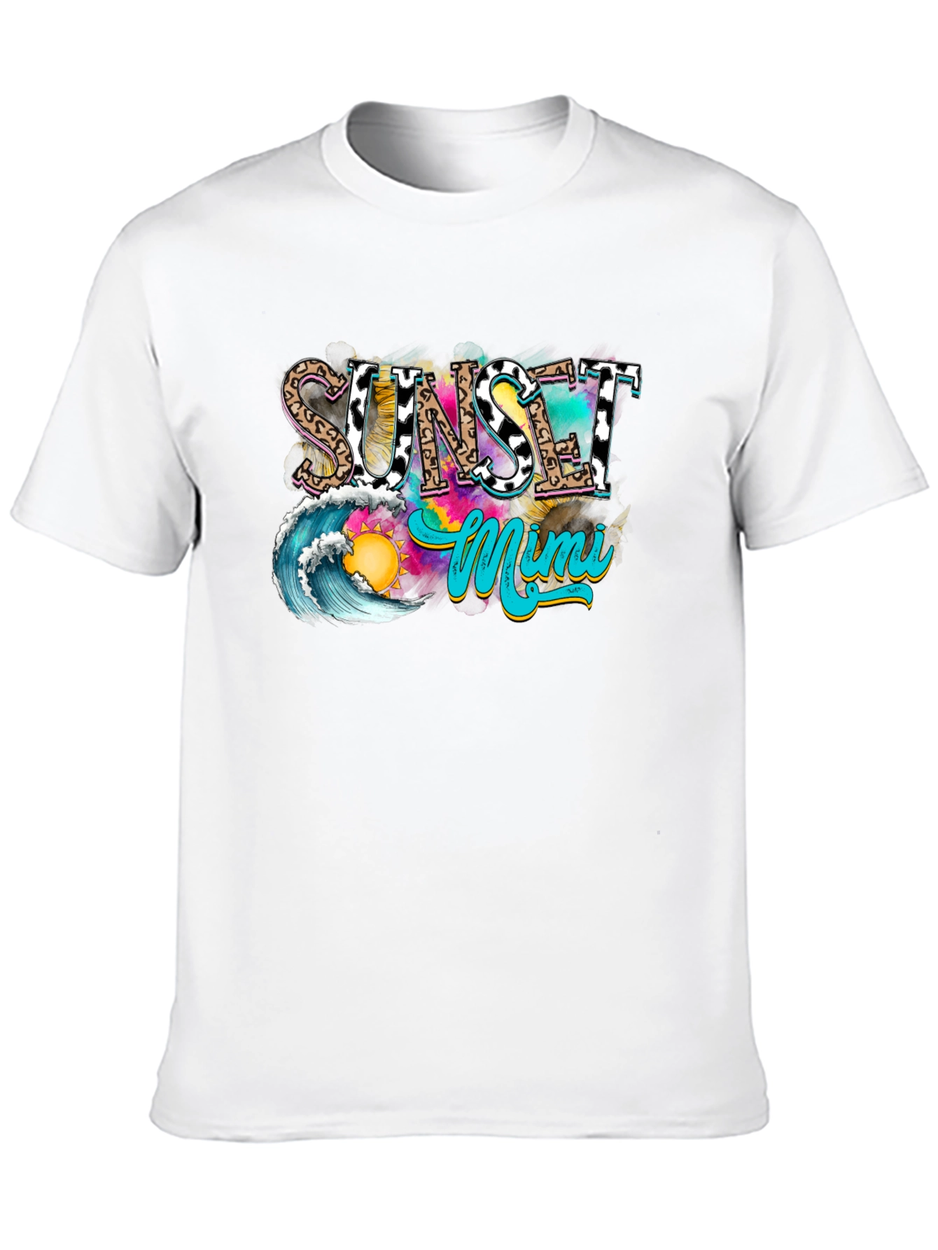 Black Sunset Mimi T-Shirt - Beach Lover Tee view 10